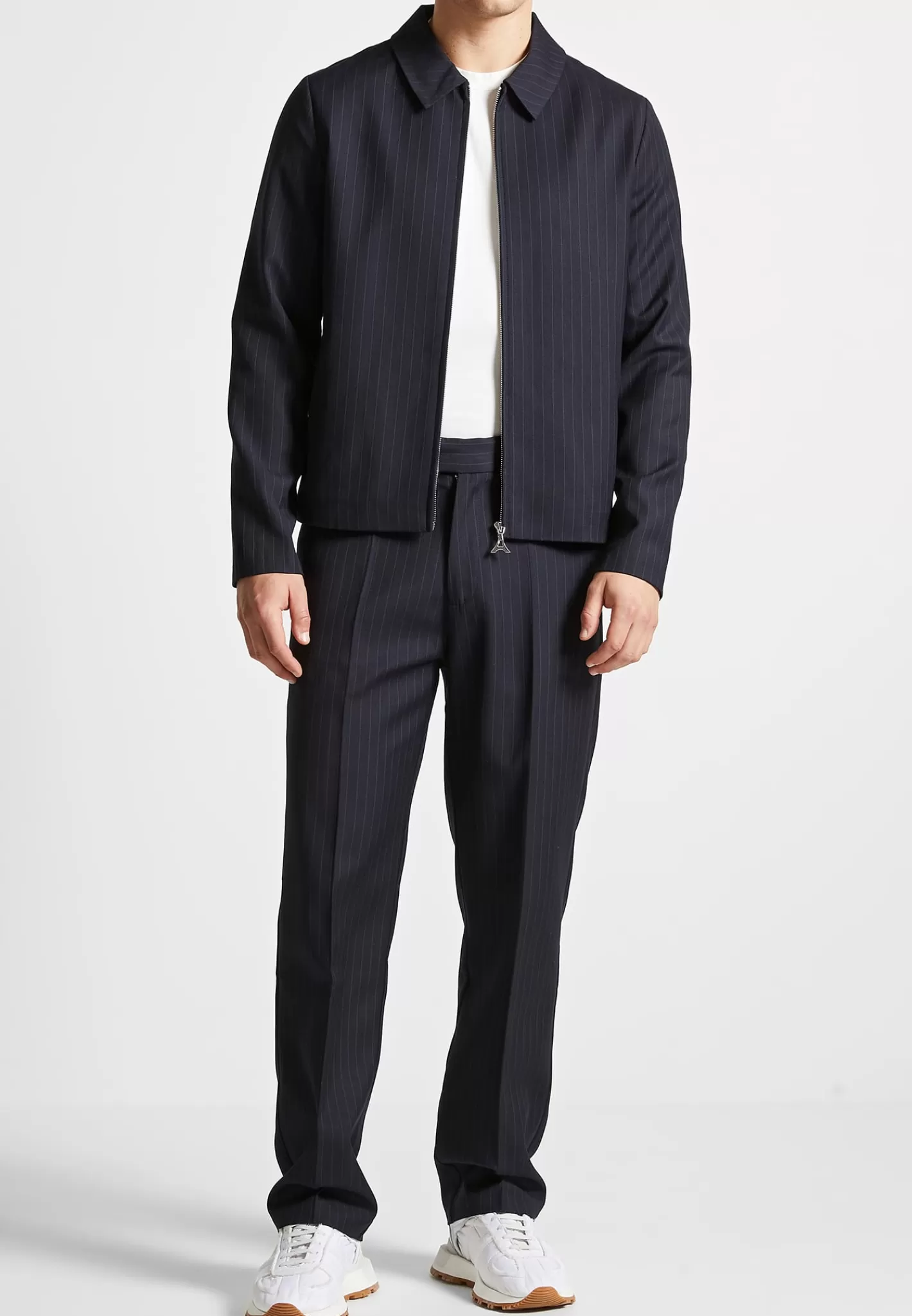 Pinstripe Tailored Trousers - -Manière De Voir Flash Sale