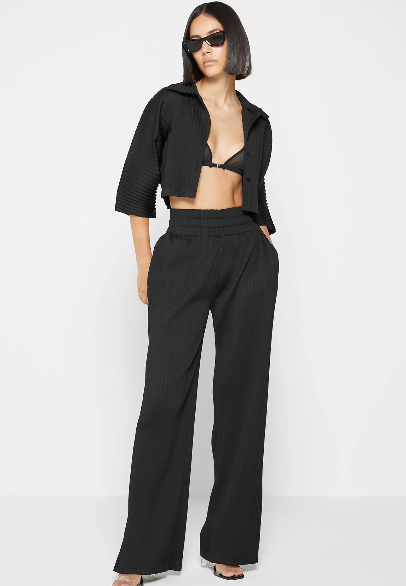 Pleated Cropped Shirt - -Manière De Voir Best Sale