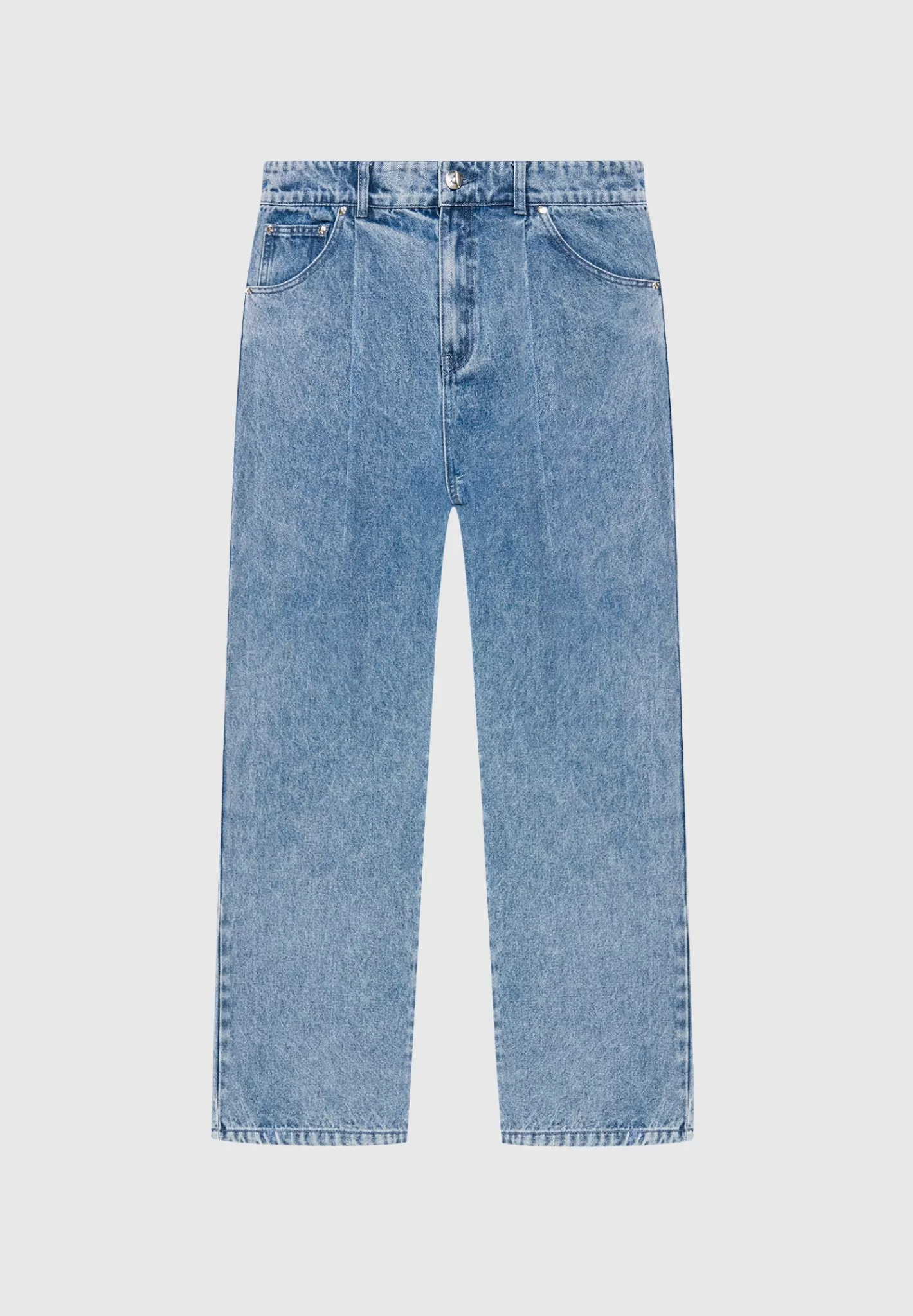 Pleated Jeans - Washed -Manière De Voir Flash Sale