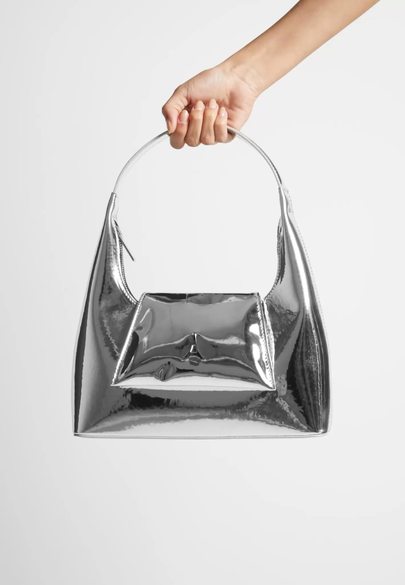 Puffer Shoulder Bag - Silver -Manière De Voir Discount