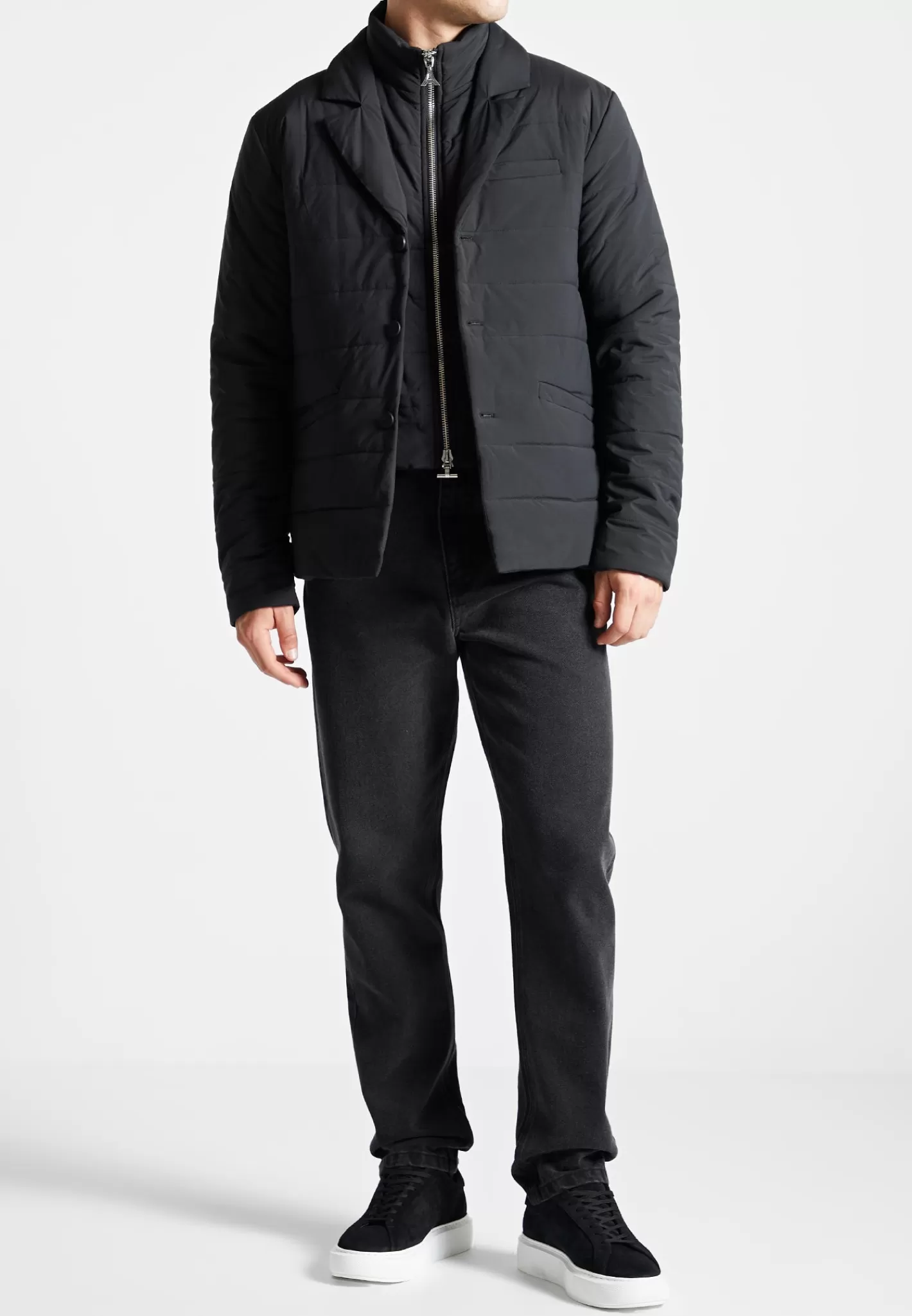Quilted Blazer Jacket - -Manière De Voir Cheap