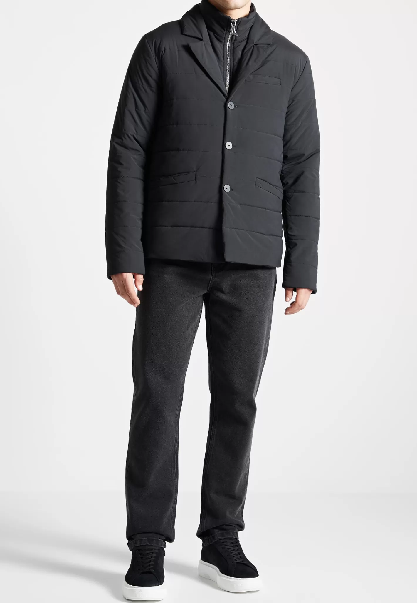 Quilted Blazer Jacket - -Manière De Voir Cheap