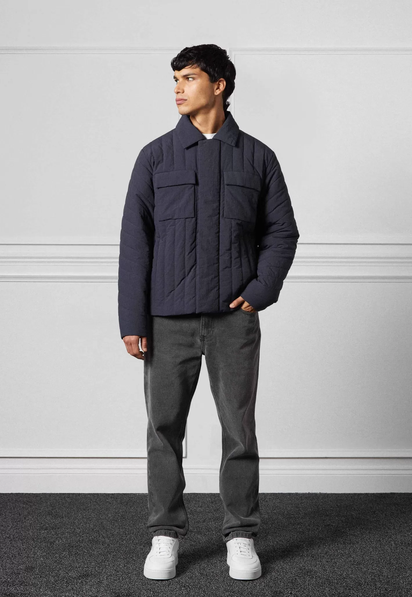 Quilted Harrington Jacket - -Manière De Voir Outlet