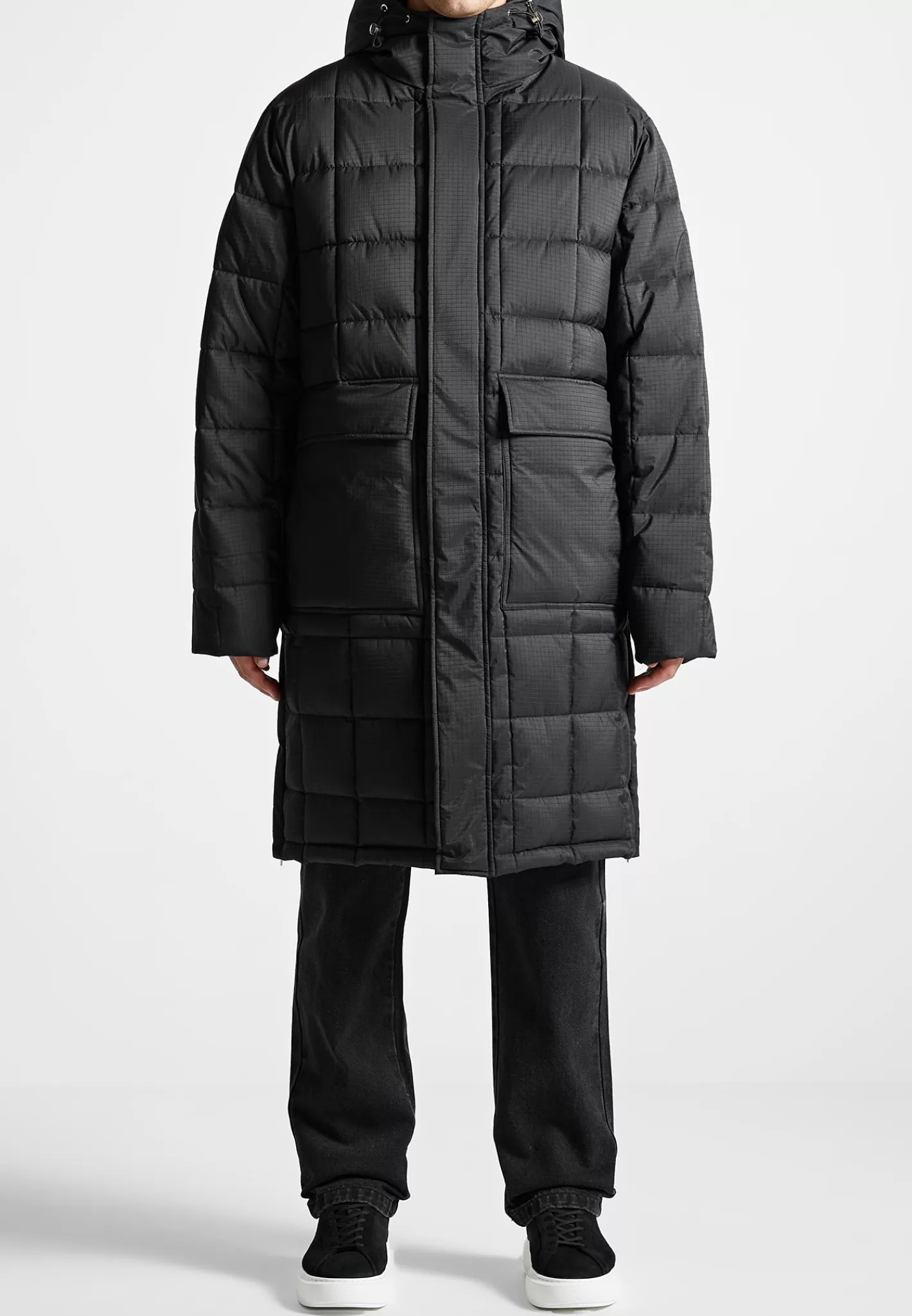 Quilted Longline Puffer Coat - -Manière De Voir Discount