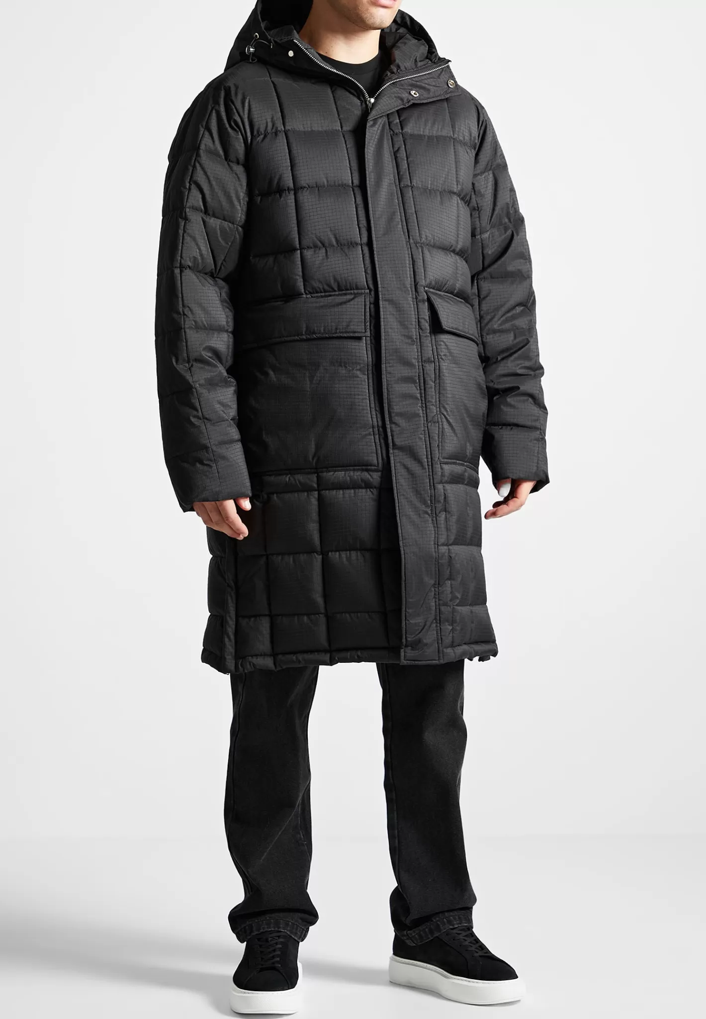 Quilted Longline Puffer Coat - -Manière De Voir Discount