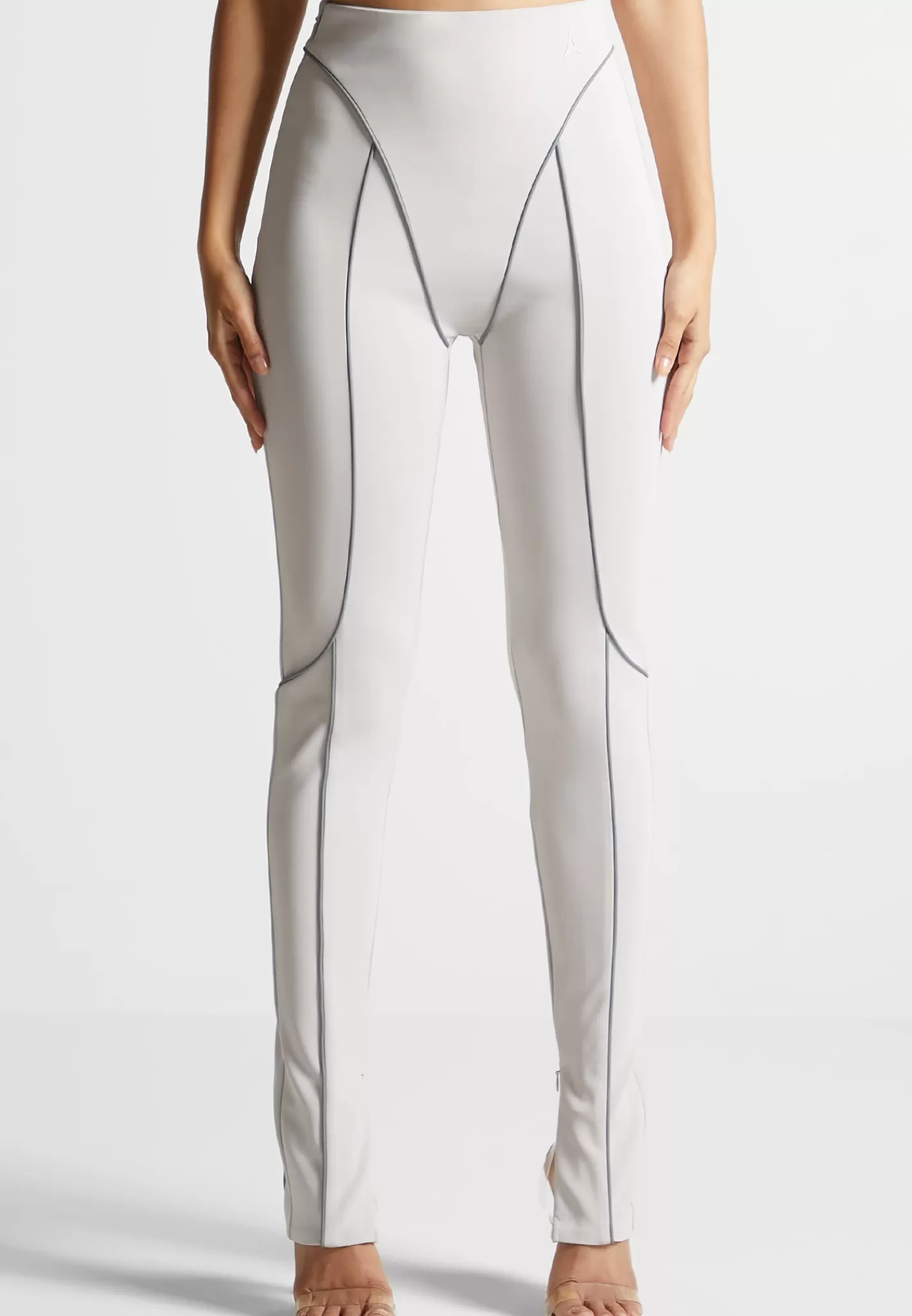 Reflective Piped Leggings - -Manière De Voir Fashion