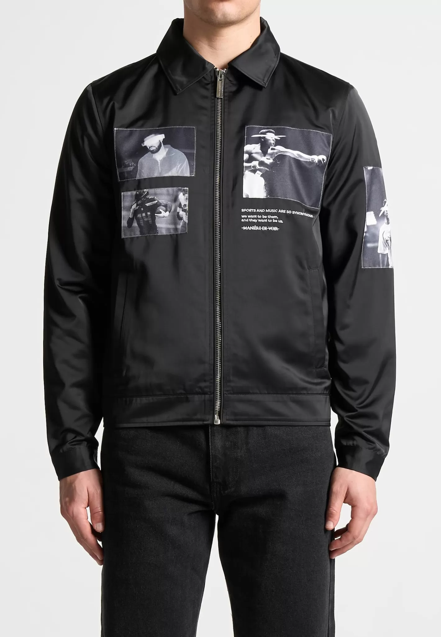 Satin Icon Jacket - -Manière De Voir Sale