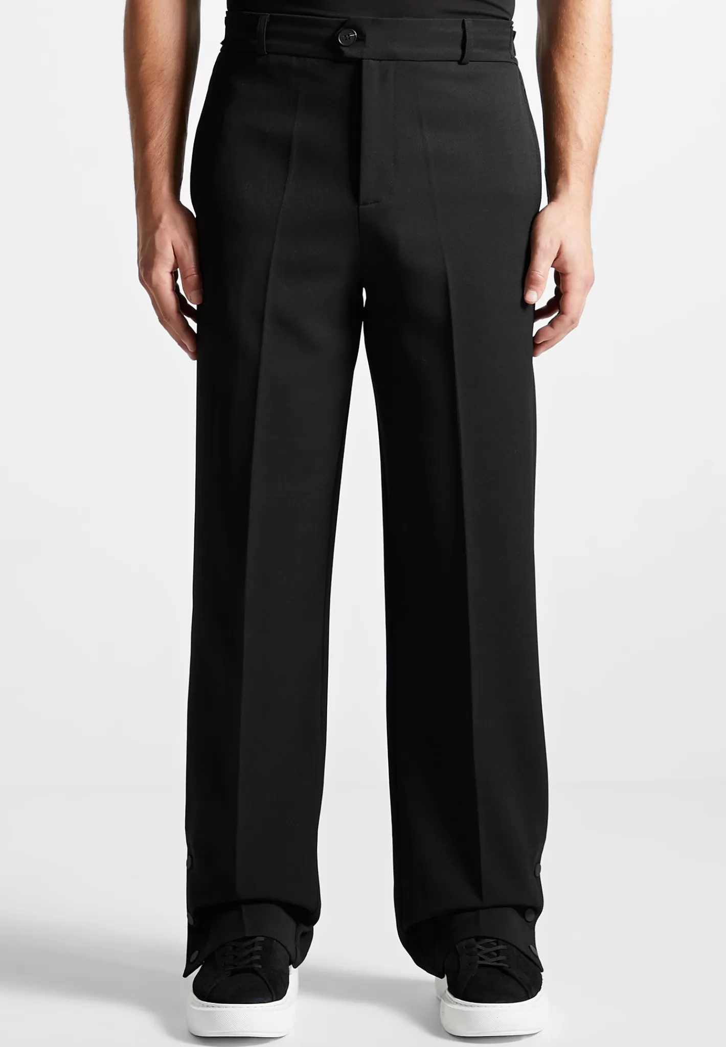 Straight Leg Buttoned Cuff Trousers - -Manière De Voir Best