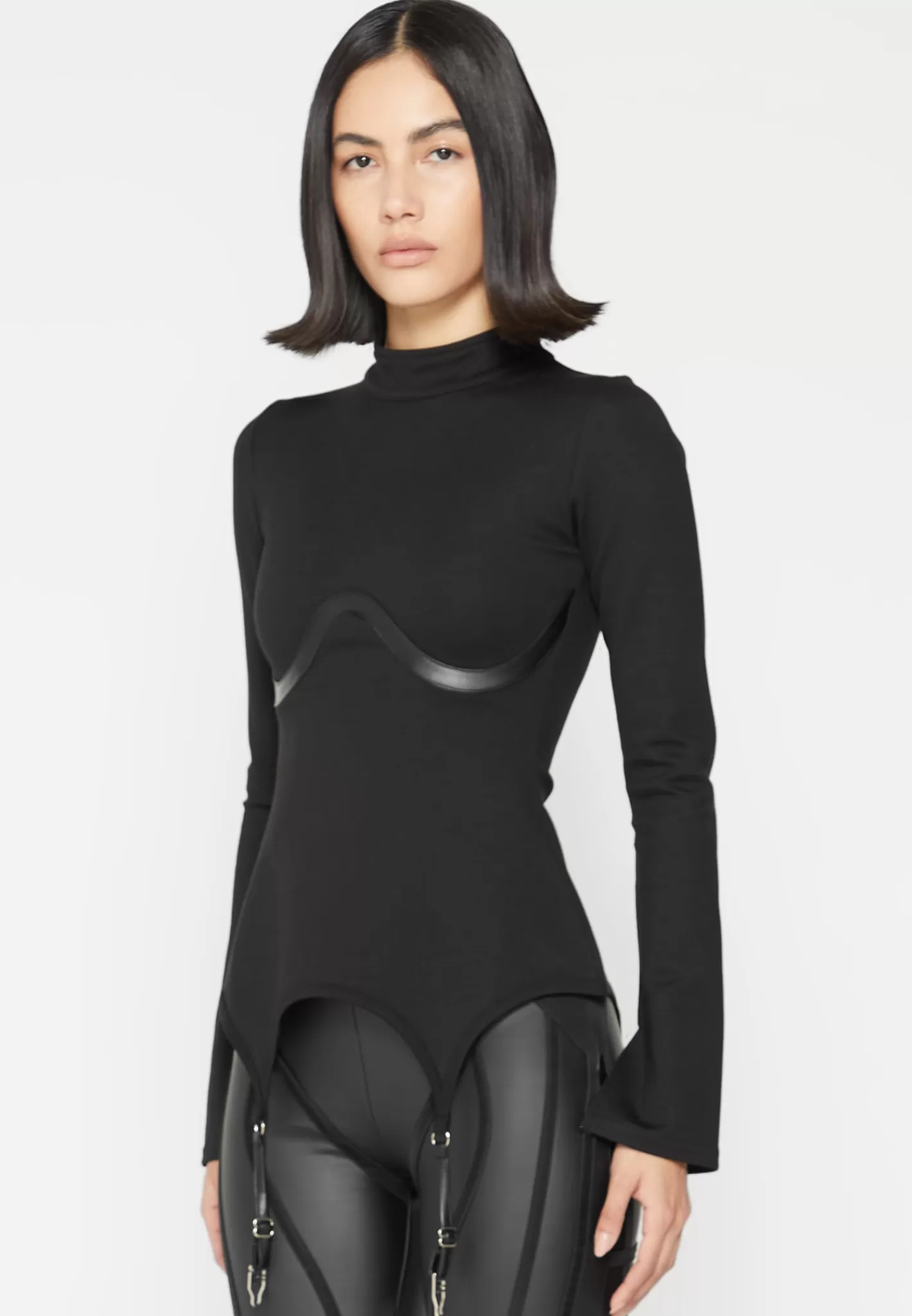 Suspender Detail Top - -Manière De Voir Sale