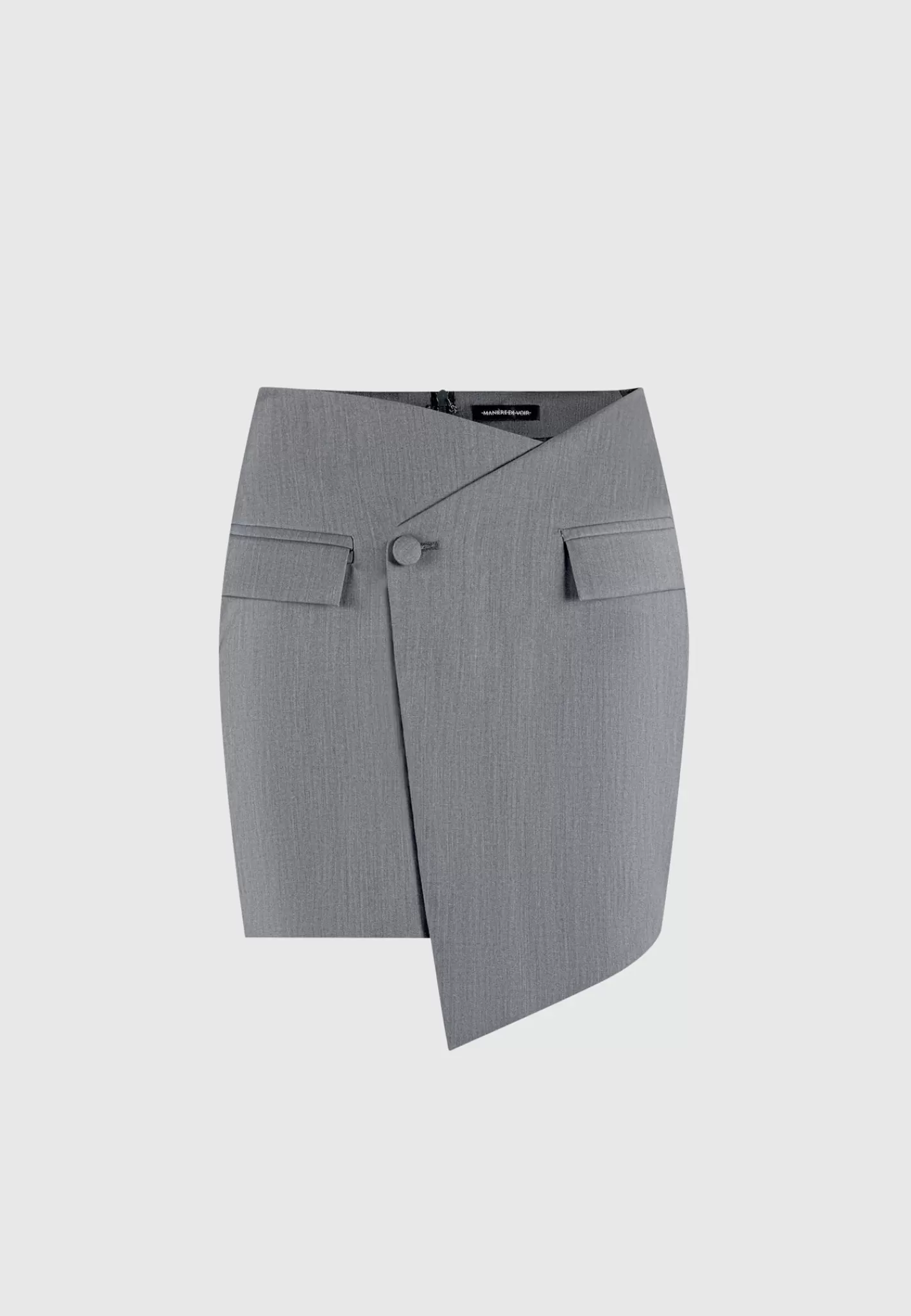 Tailored Asymmetric Mini Skirt - -Manière De Voir Cheap