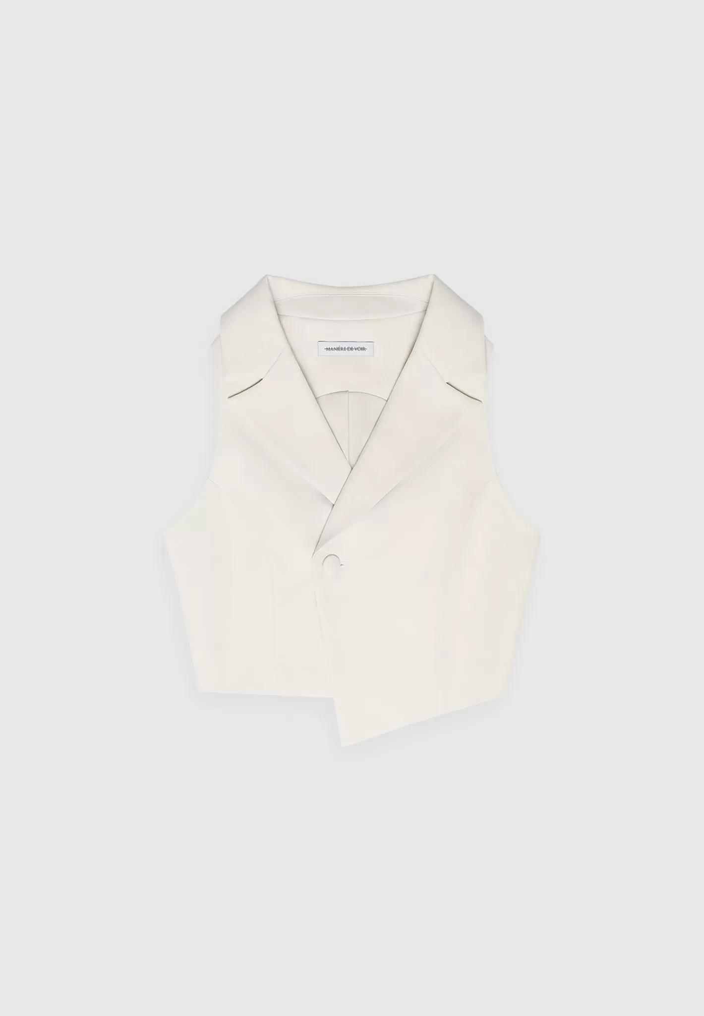 Tailored Asymmetric Waistcoat - -Manière De Voir Flash Sale