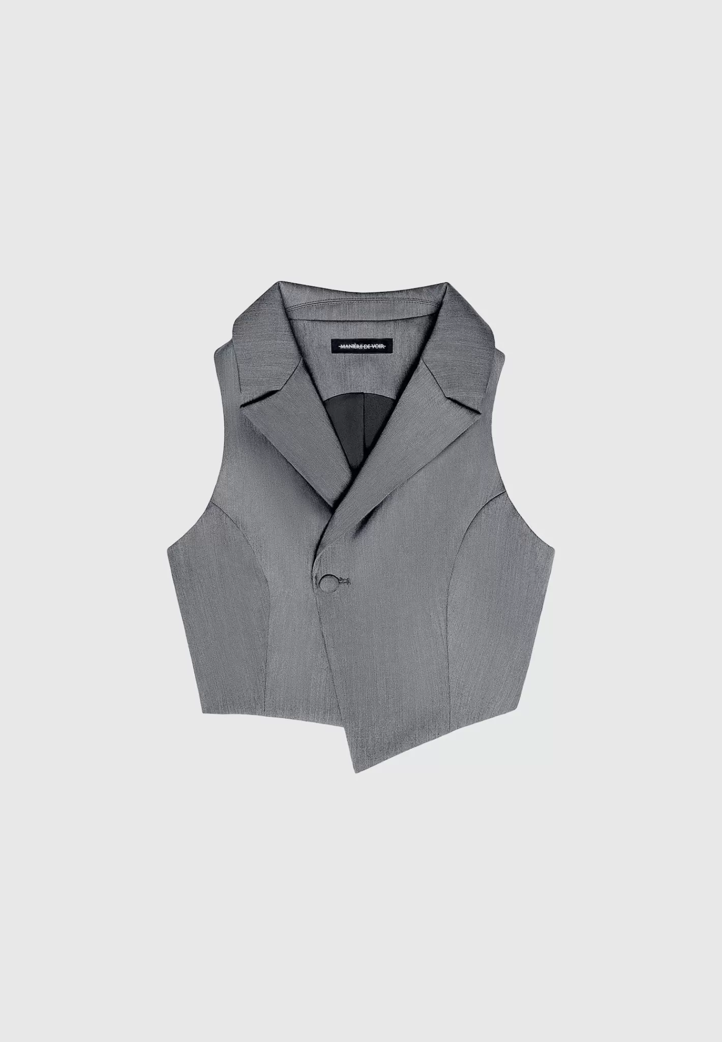 Tailored Asymmetric Waistcoat - -Manière De Voir Discount