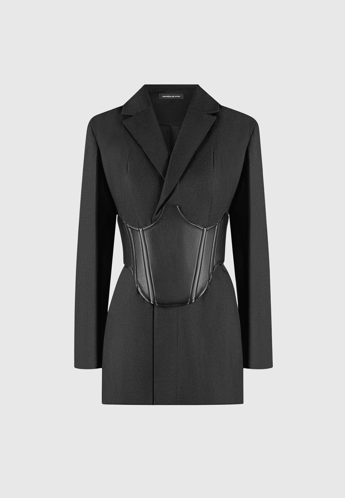 Tailored Blazer Dress with Reversible Corset - -Manière De Voir Flash Sale