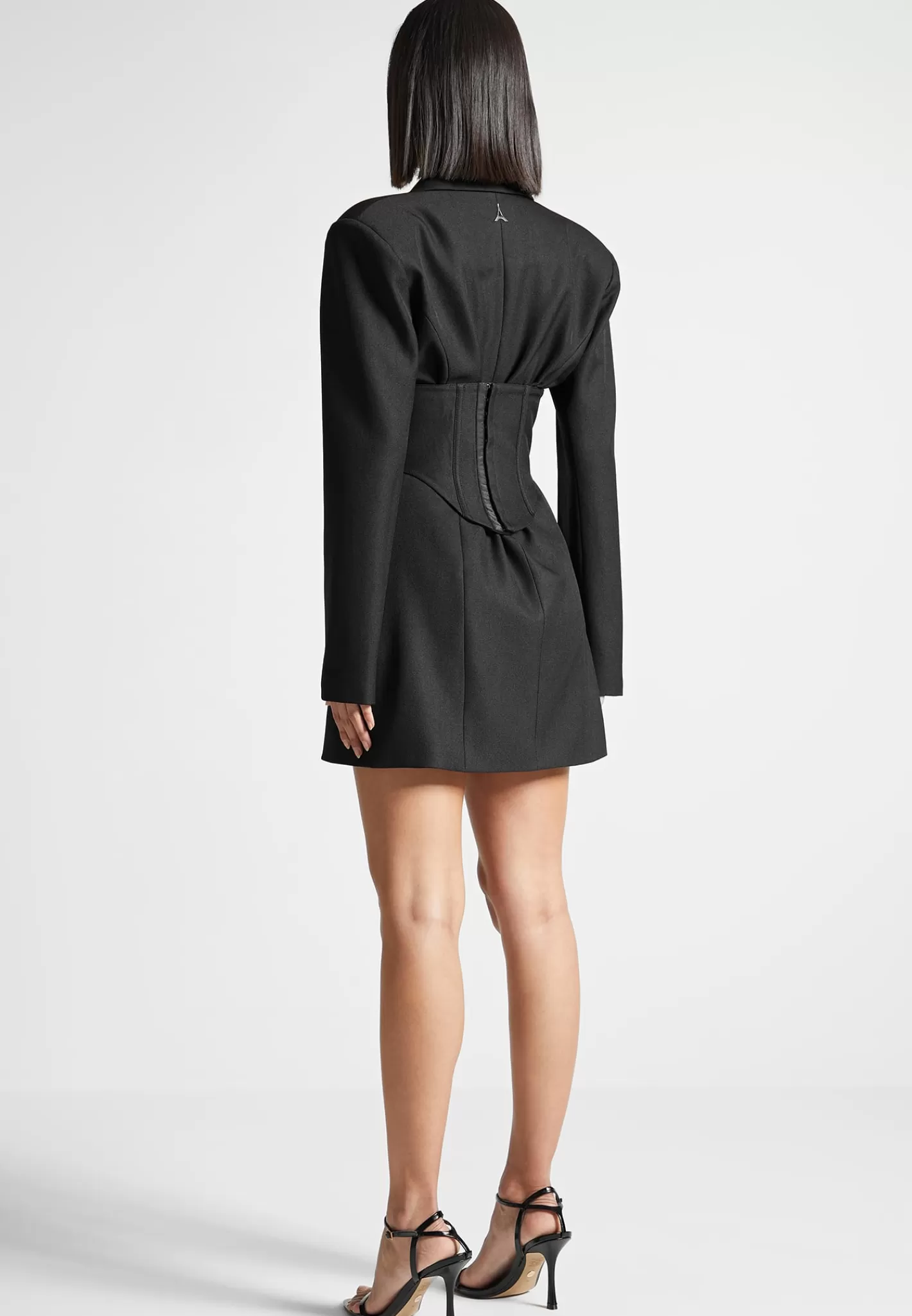 Tailored Blazer Dress with Reversible Corset - -Manière De Voir Flash Sale
