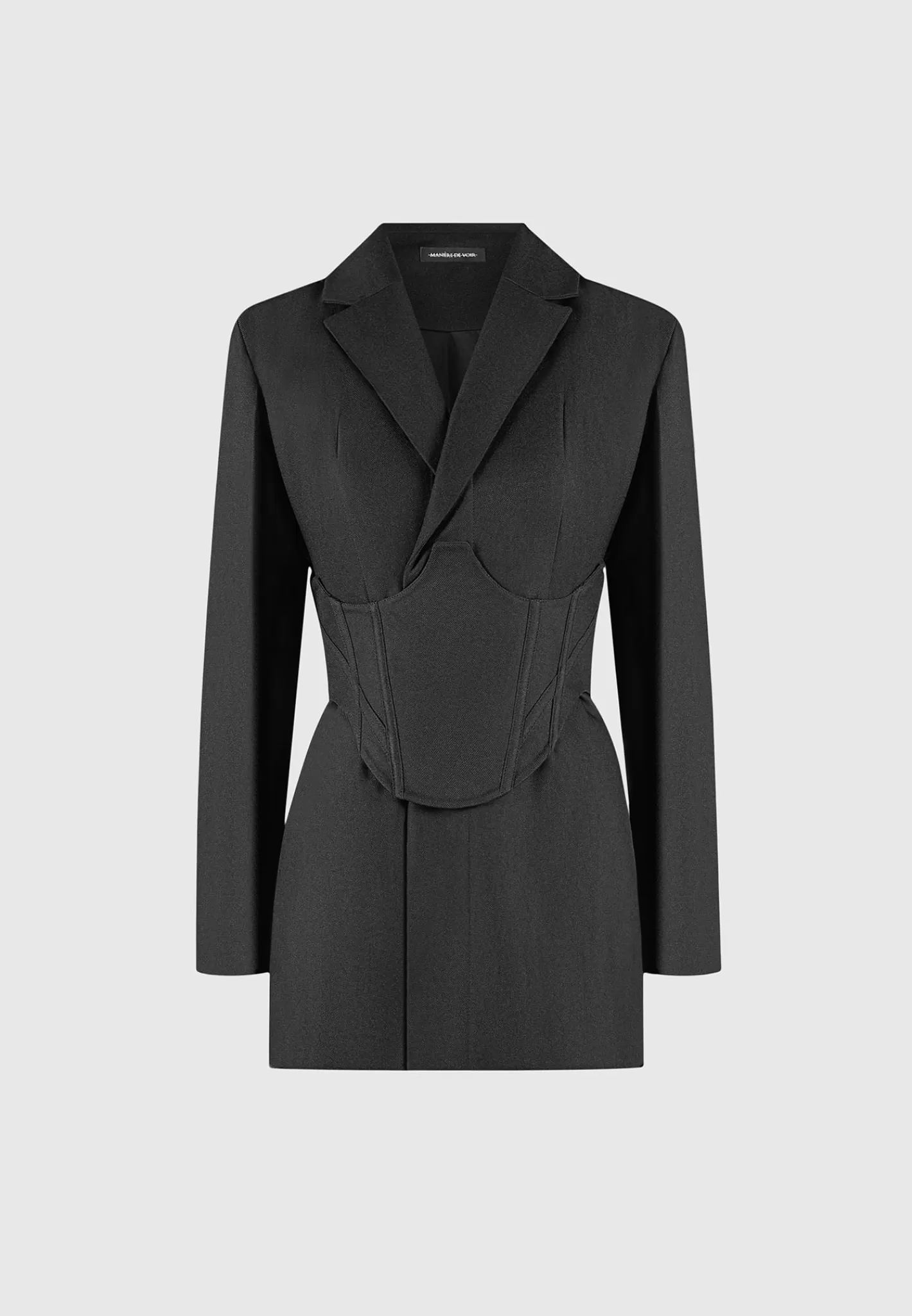 Tailored Blazer Dress with Reversible Corset - -Manière De Voir Flash Sale