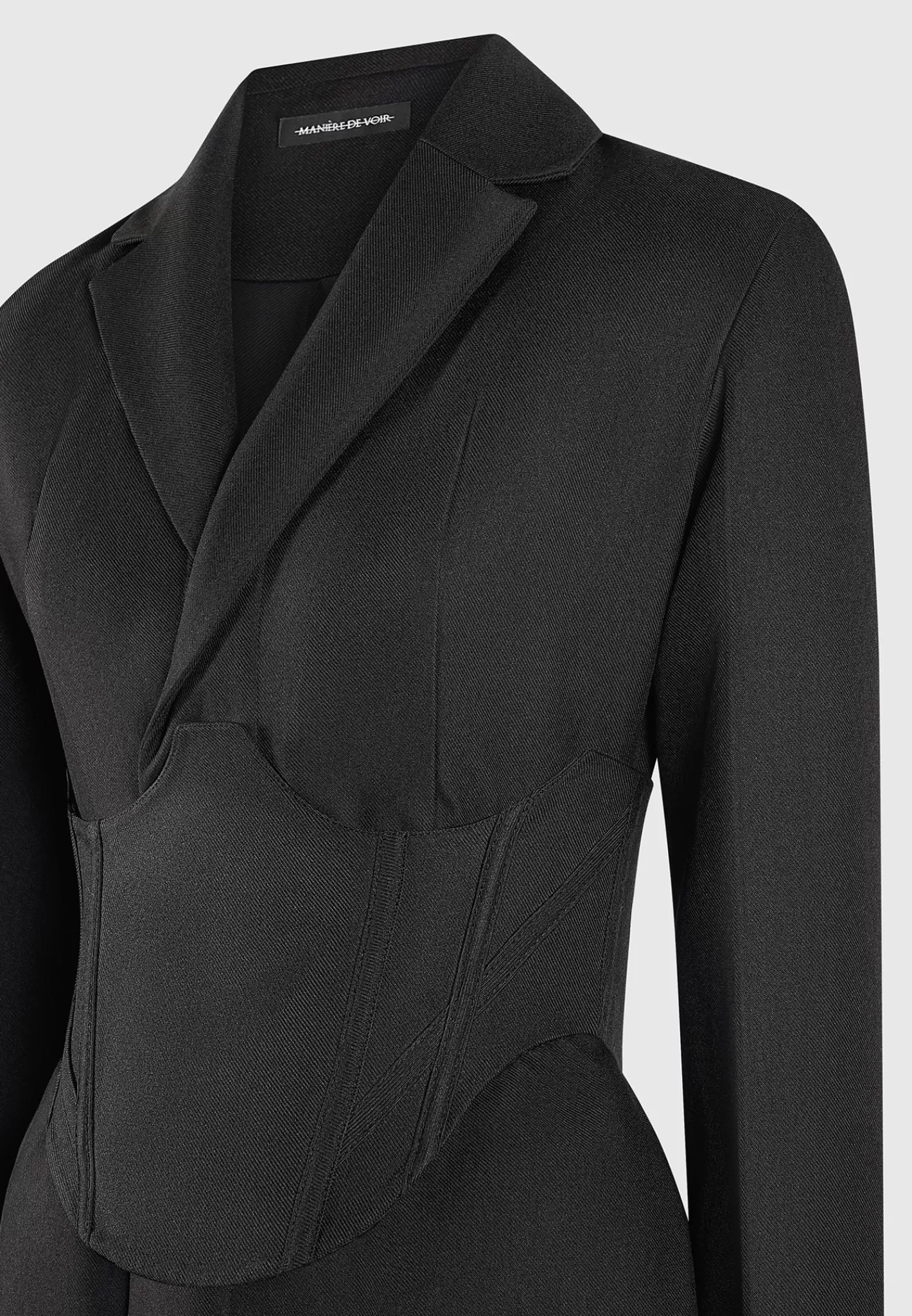 Tailored Blazer Dress with Reversible Corset - -Manière De Voir Flash Sale