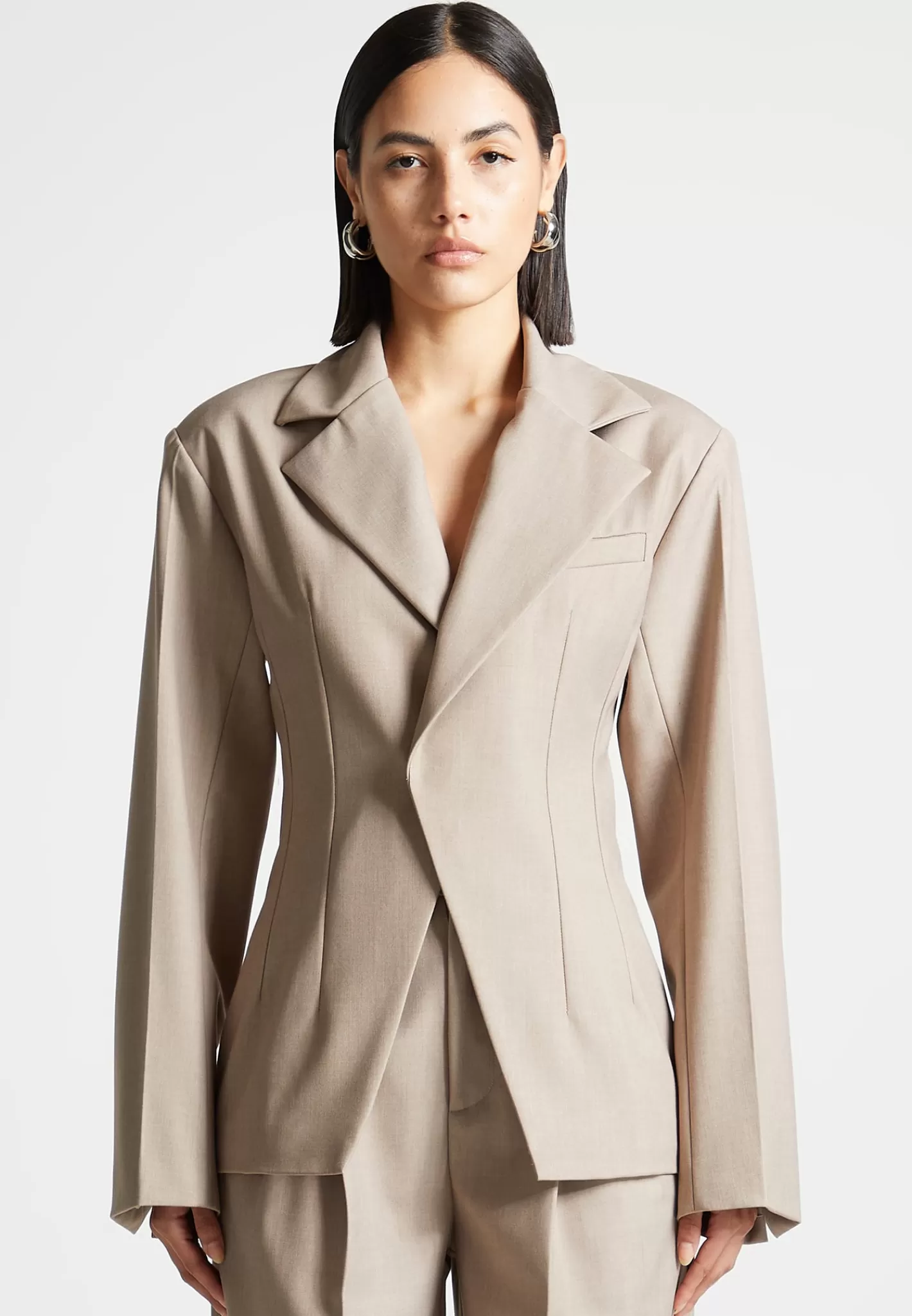 Tailored Double Breasted Blazer - -Manière De Voir Discount