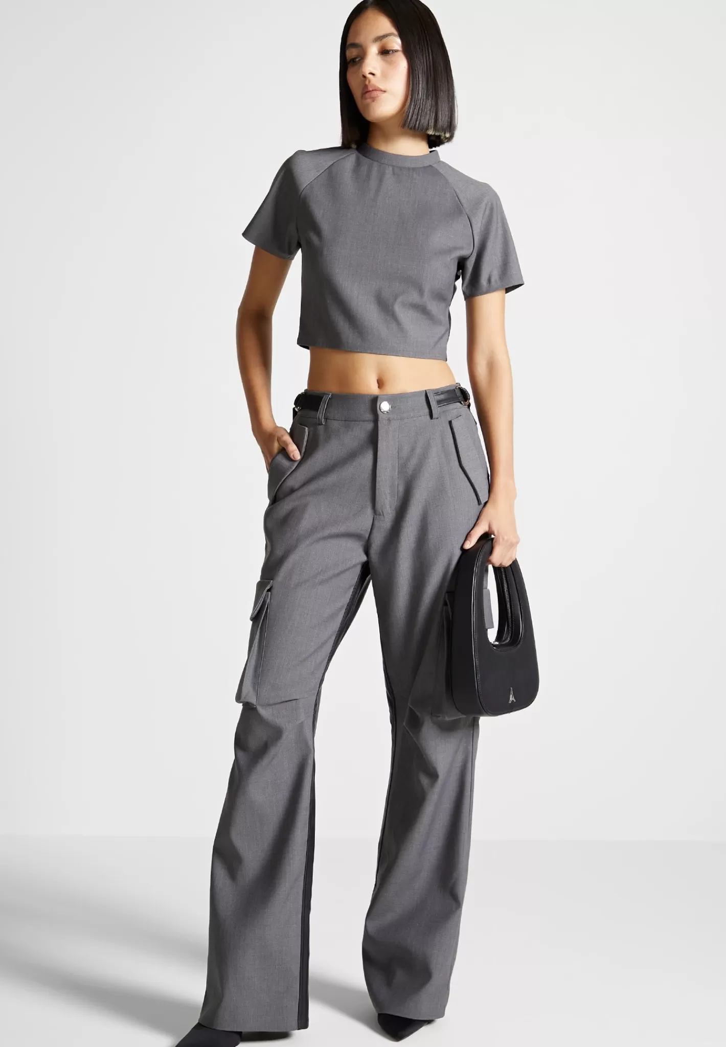 Tailored Mock Neck Top - -Manière De Voir Discount