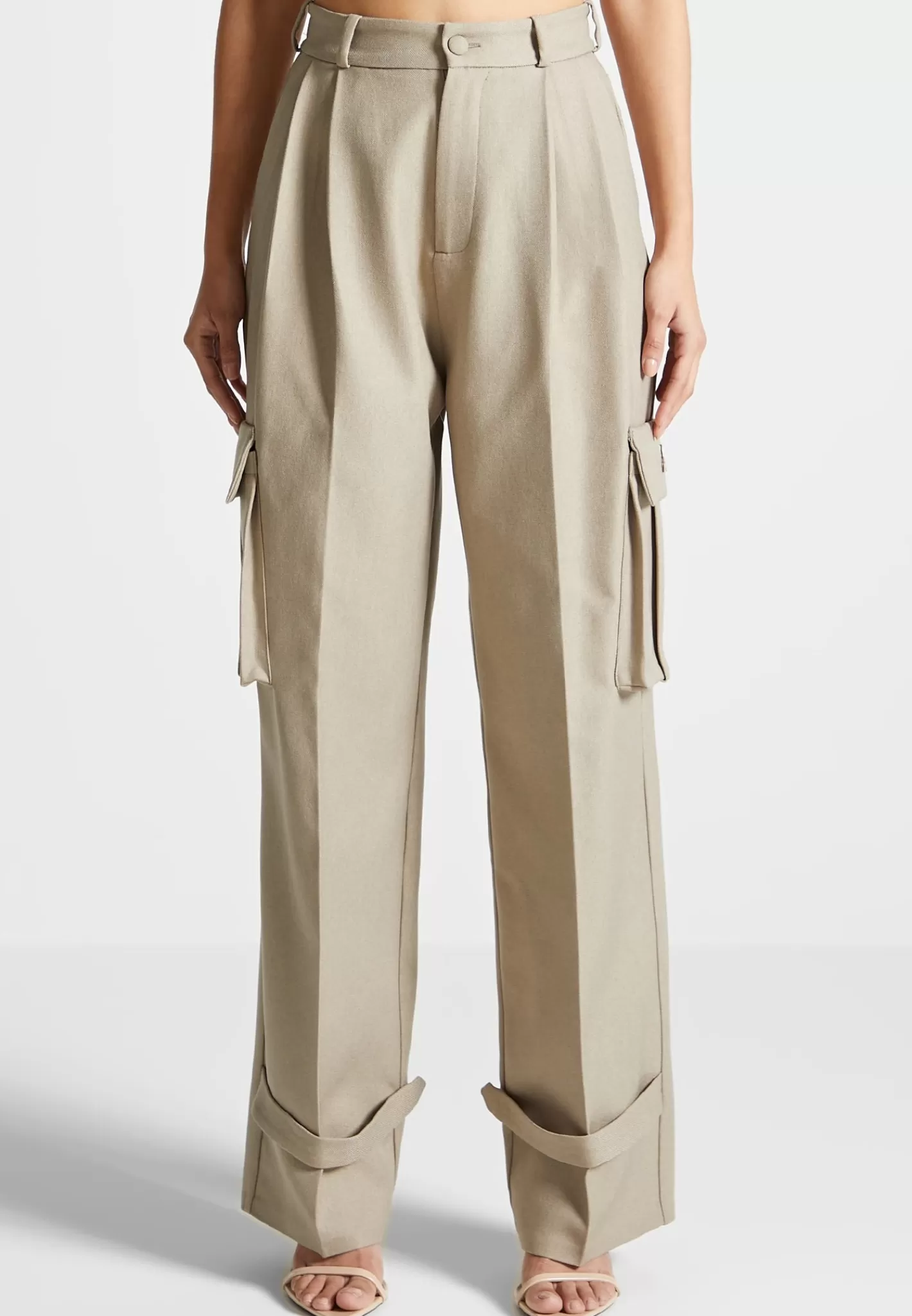 Tailored Pleated Cargo Trousers - -Manière De Voir Shop