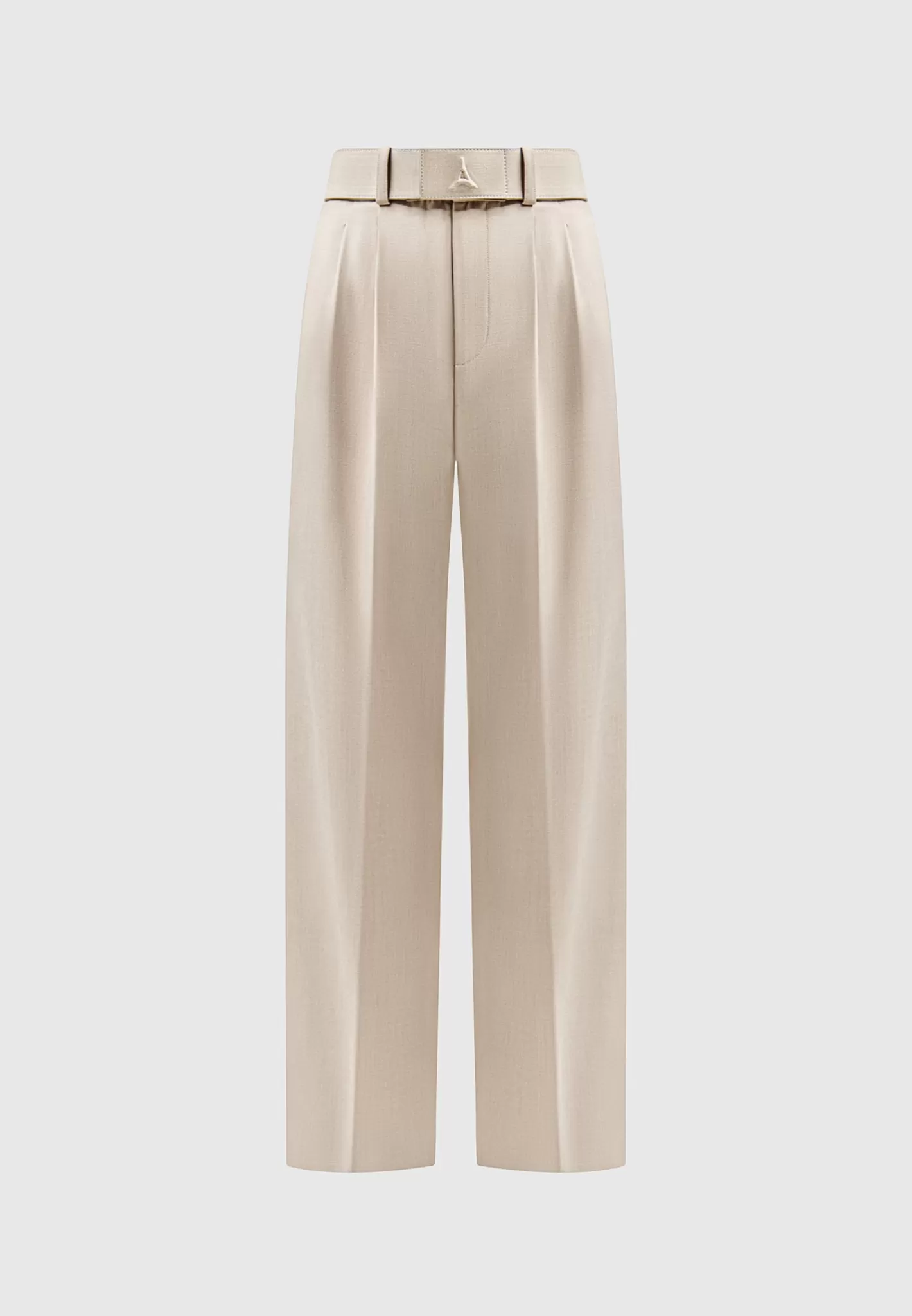 Tailored Pleated Trousers with Eiffel Belt - -Manière De Voir Cheap