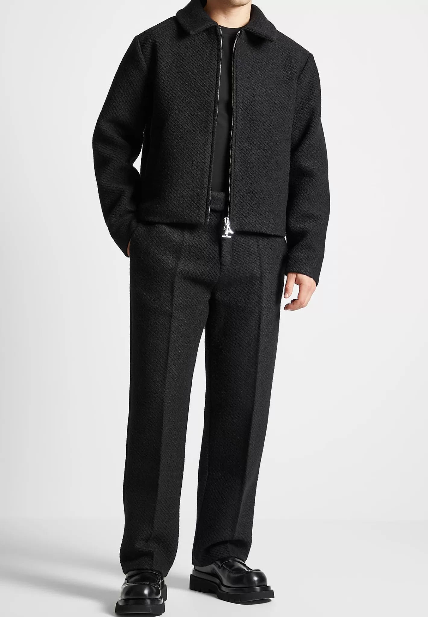 Tailored Wool Twill Trousers - -Manière De Voir New