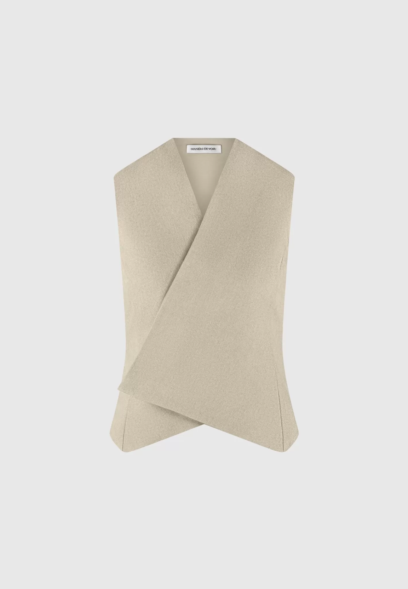 Tailored Wrap Waistcoat - -Manière De Voir Sale
