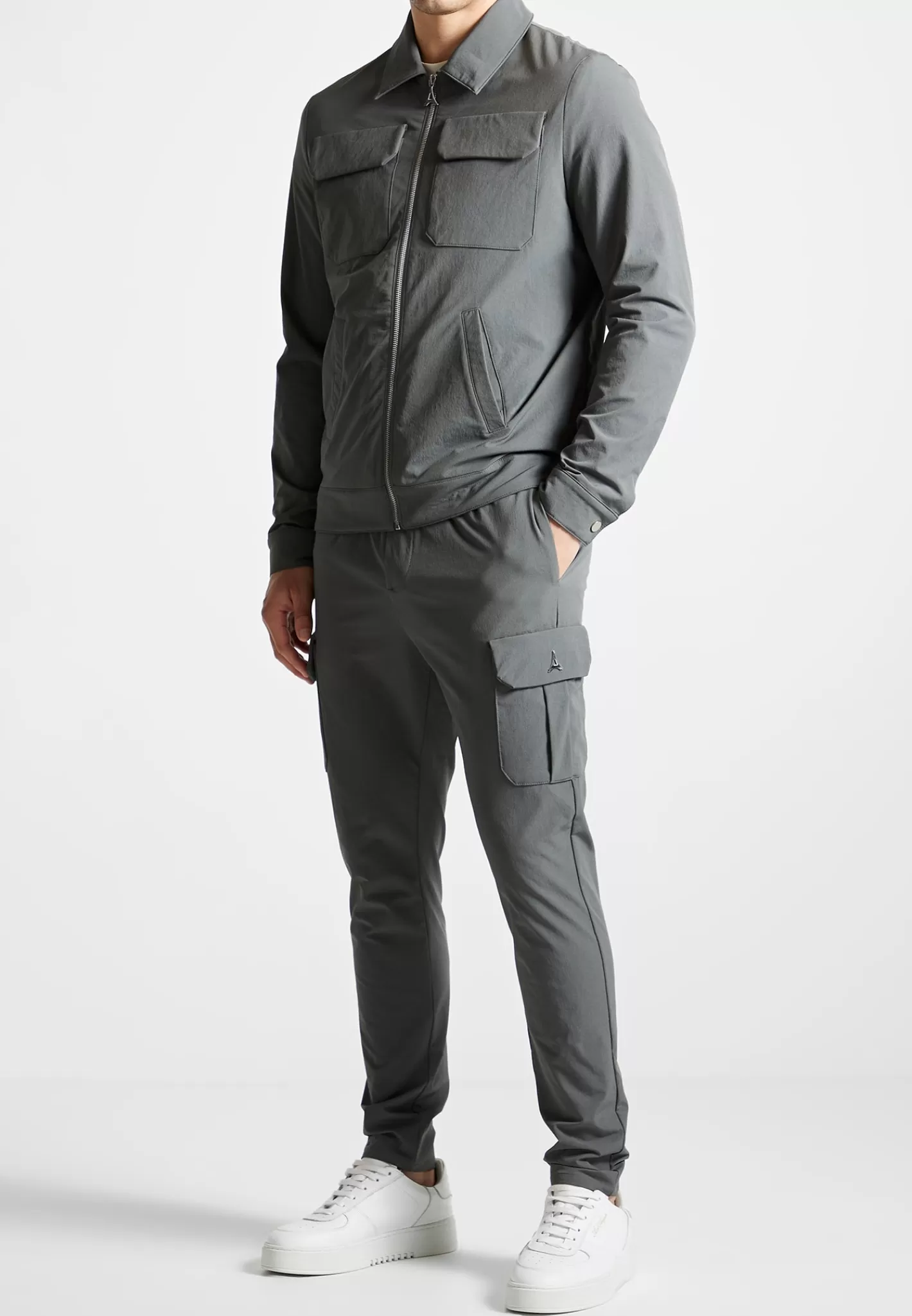 Technical Cargo Pants - Charcoal Grey-Manière De Voir Shop