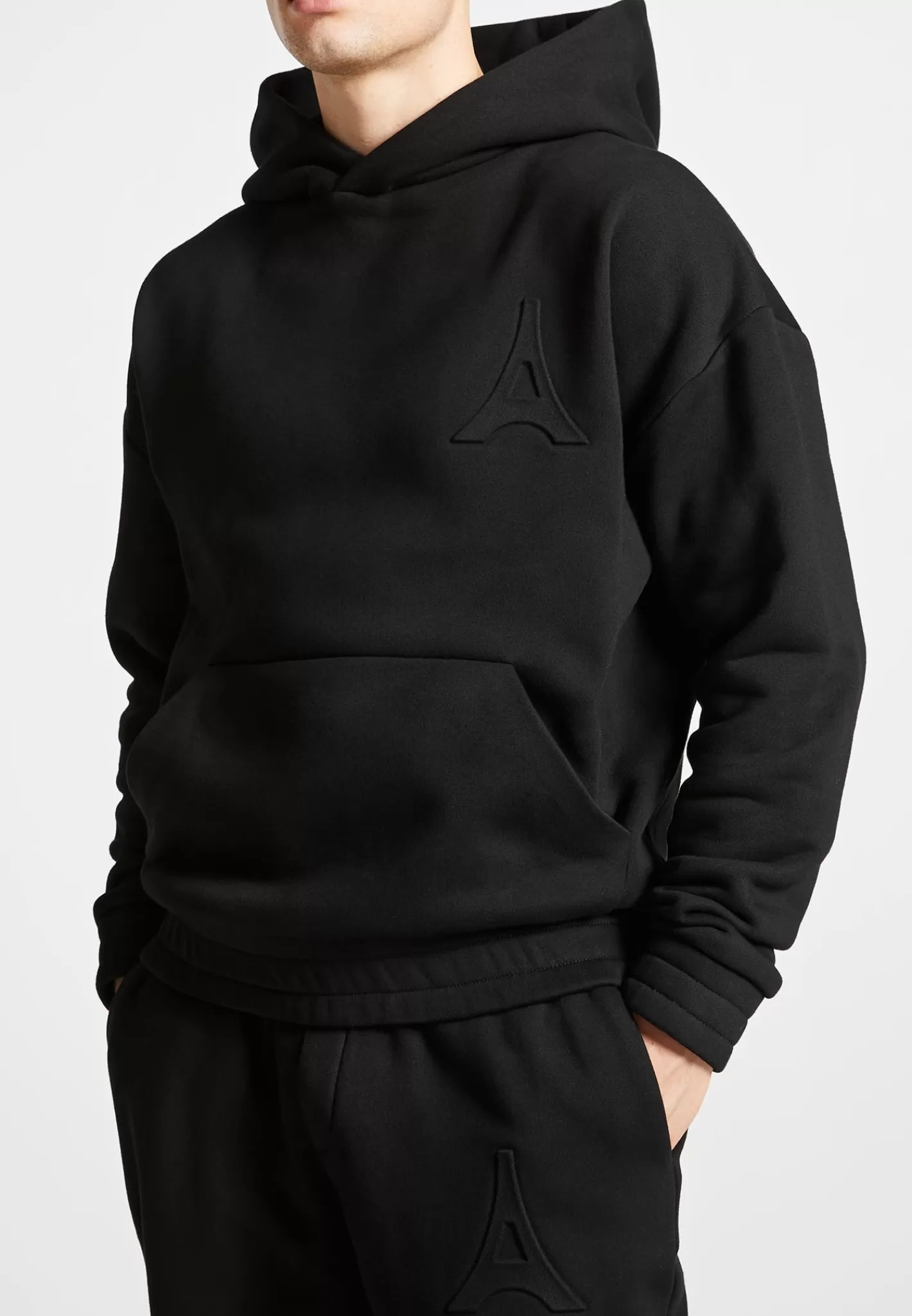 Éternel 420GSM Eiffel Embossed Hoodie - -Manière De Voir Store