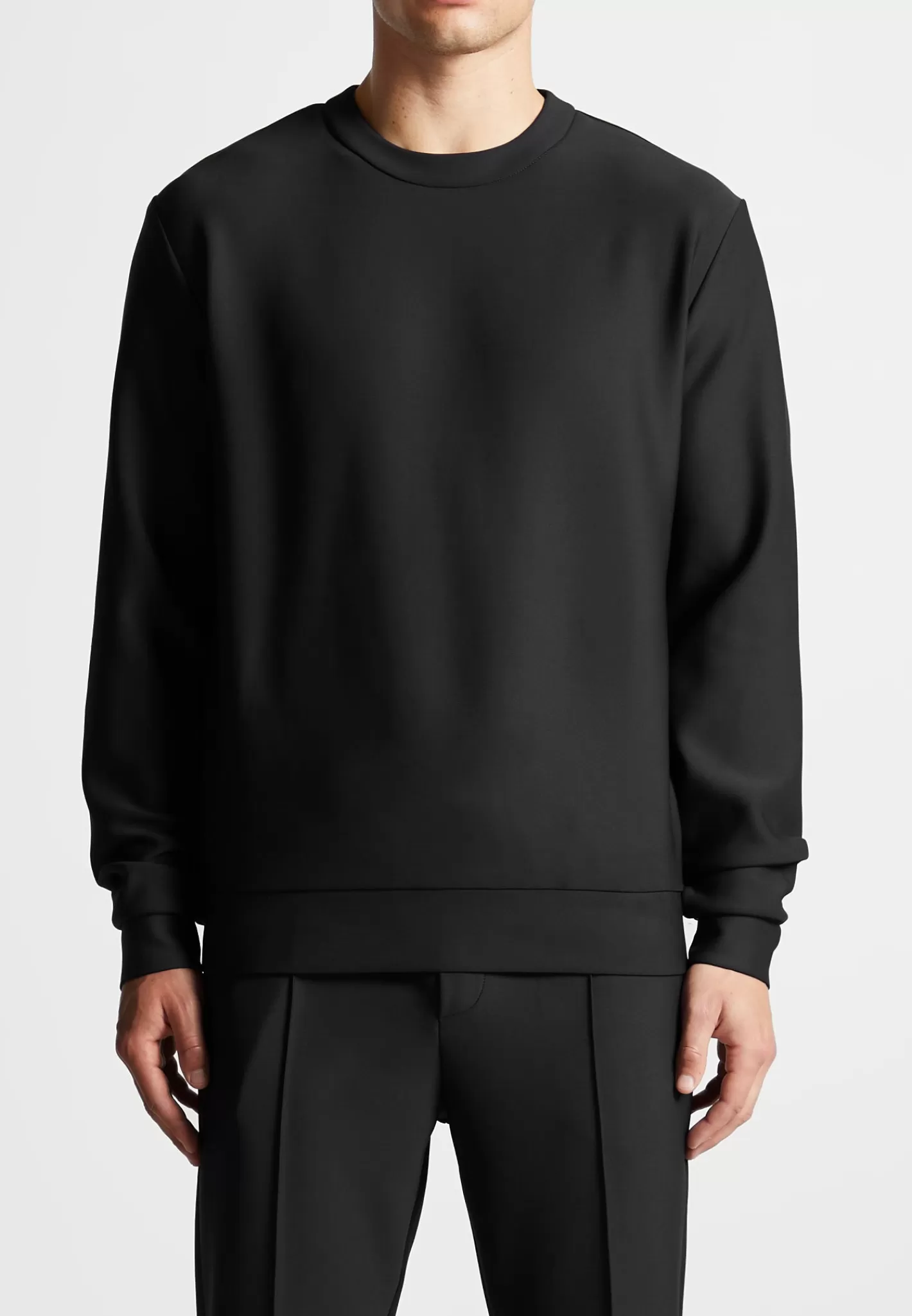 Éternel Neoprene Regular Fit Crew Neck Jumper - -Manière De Voir Hot