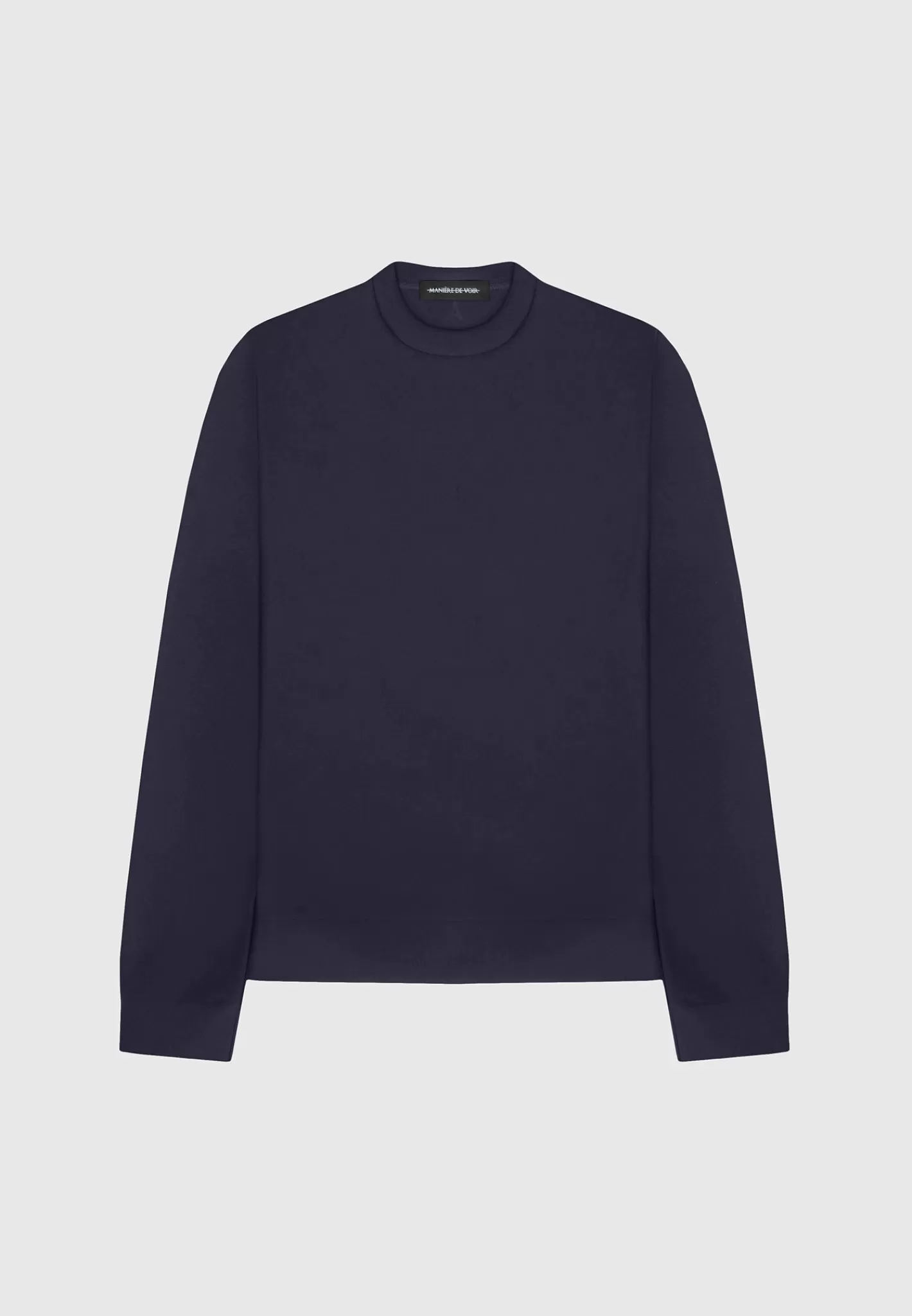 Éternel Neoprene Regular Fit Crew Neck Jumper - -Manière De Voir Store