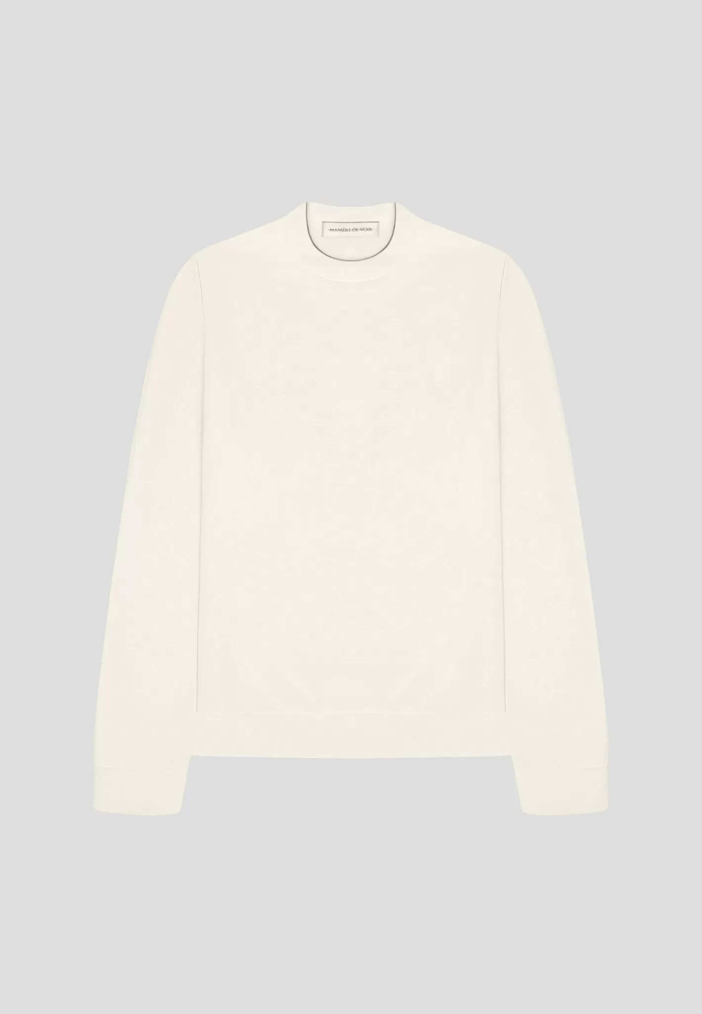 Éternel Neoprene Regular Fit Crew Neck Jumper - -Manière De Voir Shop