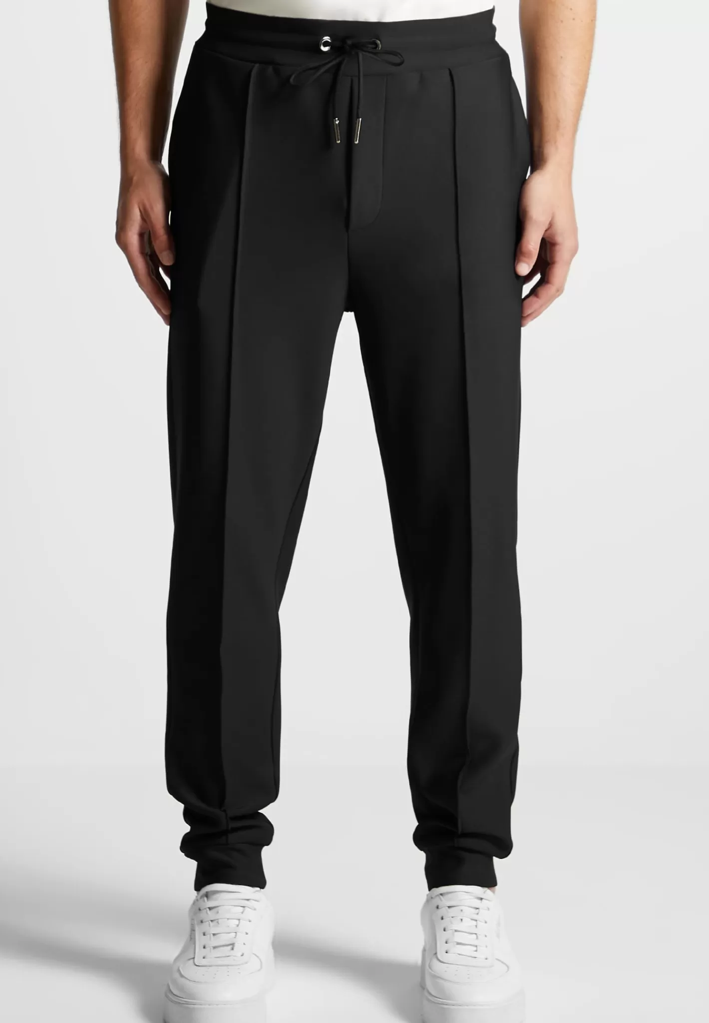 Éternel Neoprene Tapered Fit Pintuck Joggers - -Manière De Voir Clearance