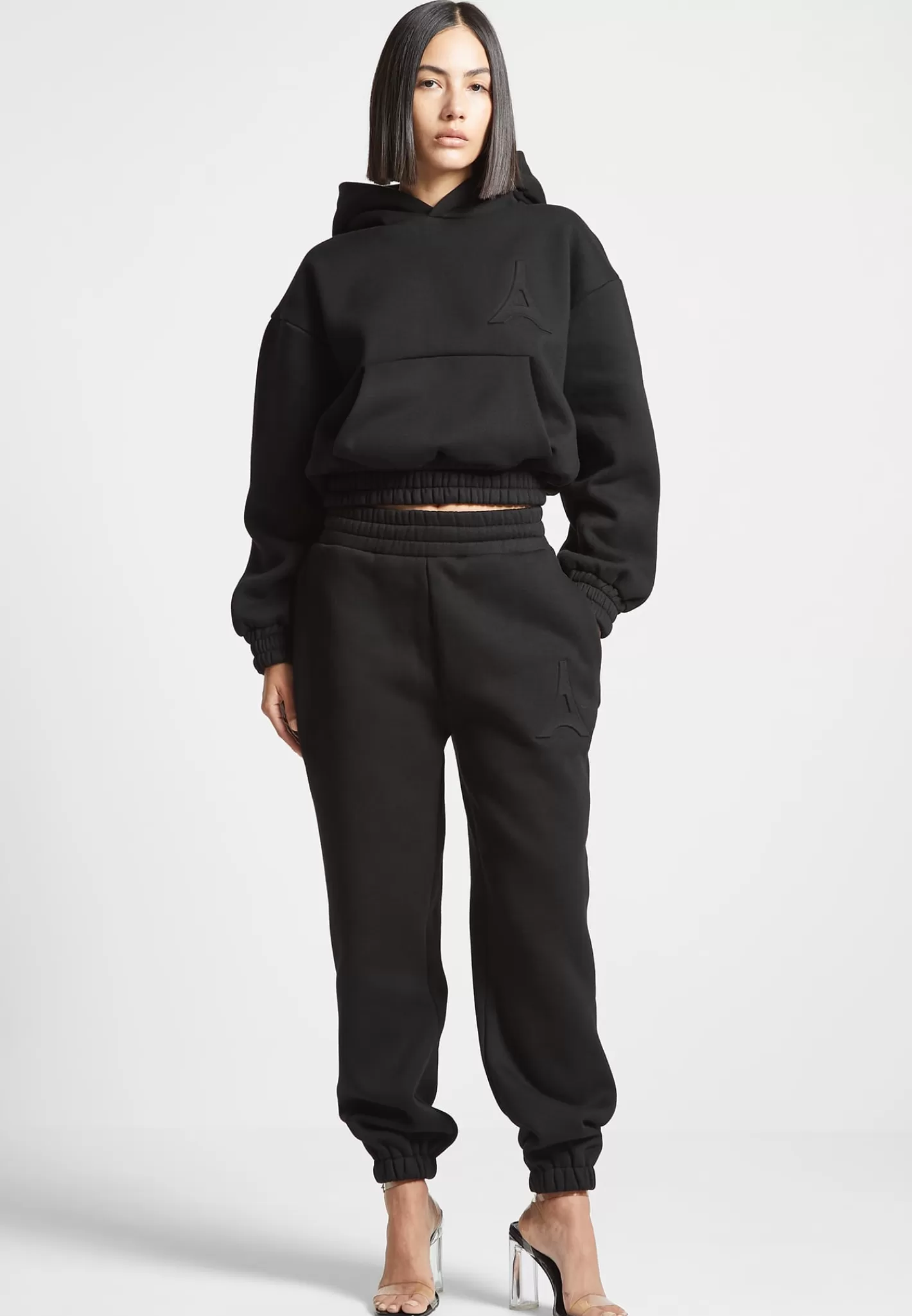 Éternelle 420GSM Eiffel Embossed Joggers - -Manière De Voir Cheap