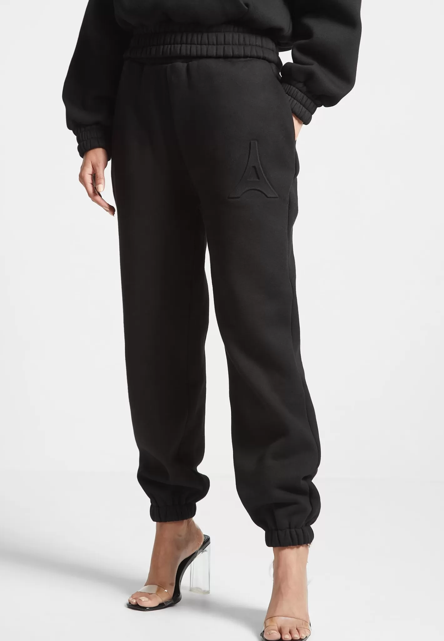 Éternelle 420GSM Eiffel Embossed Joggers - -Manière De Voir Cheap
