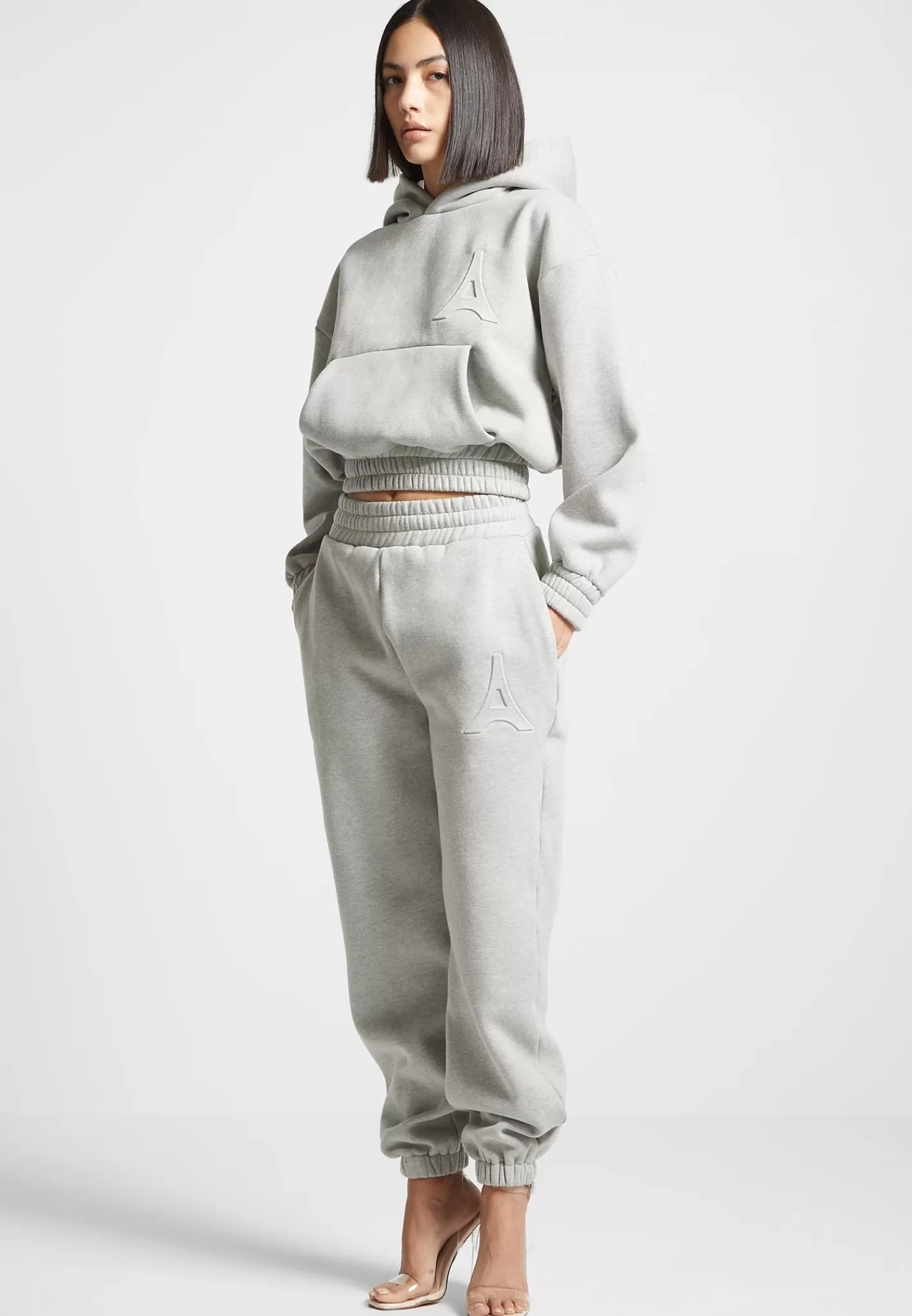 Éternelle 420GSM Eiffel Embossed Joggers - -Manière De Voir Store