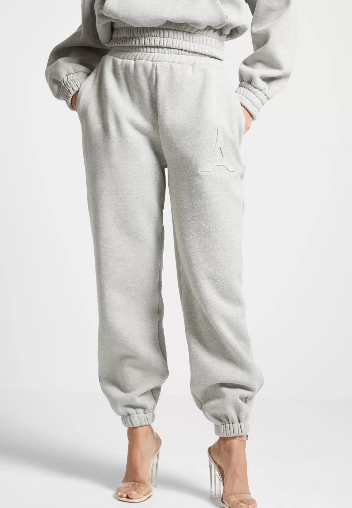 Éternelle 420GSM Eiffel Embossed Joggers - -Manière De Voir Store