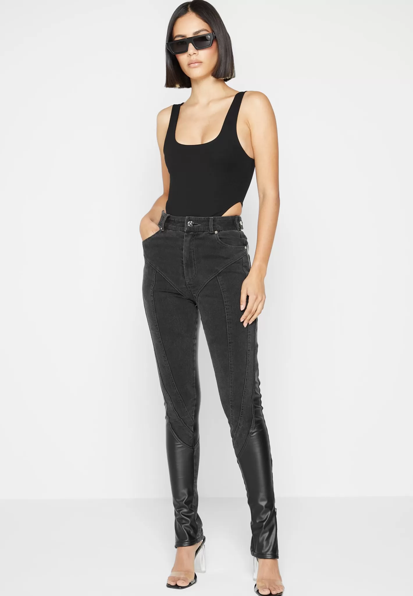 Éternelle High Leg Bodysuit - -Manière De Voir Shop