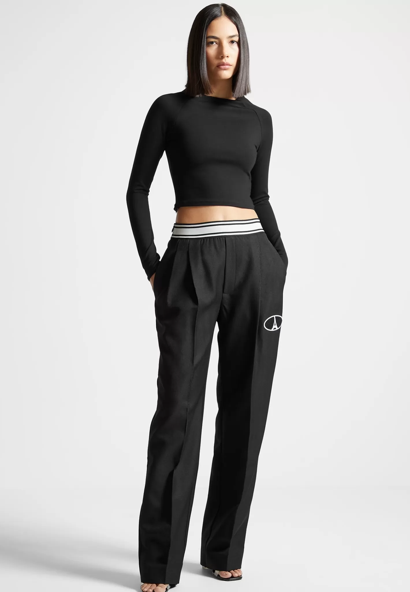 Éternelle Long Sleeve Crop Top - -Manière De Voir Shop