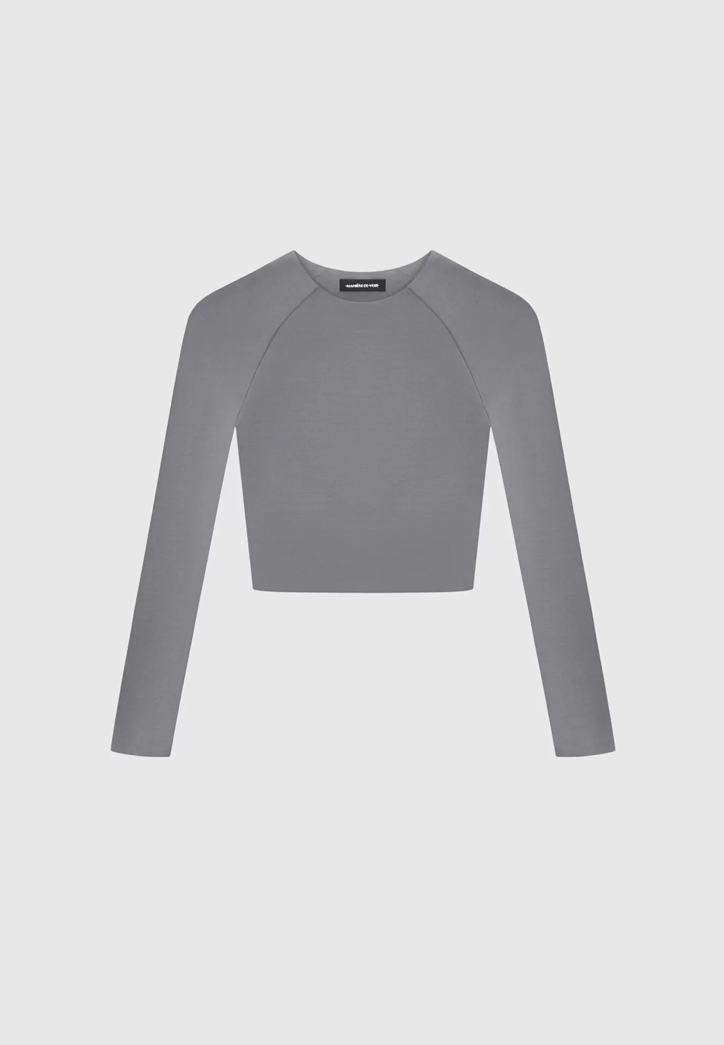 Éternelle Long Sleeve Crop Top - -Manière De Voir Cheap