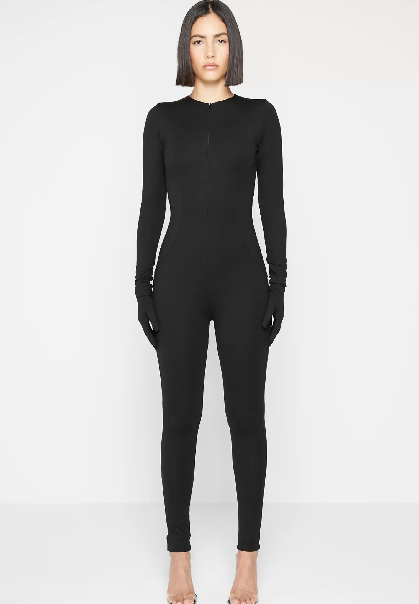 Éternelle Long Sleeve Jumpsuit with Gloves - -Manière De Voir Hot