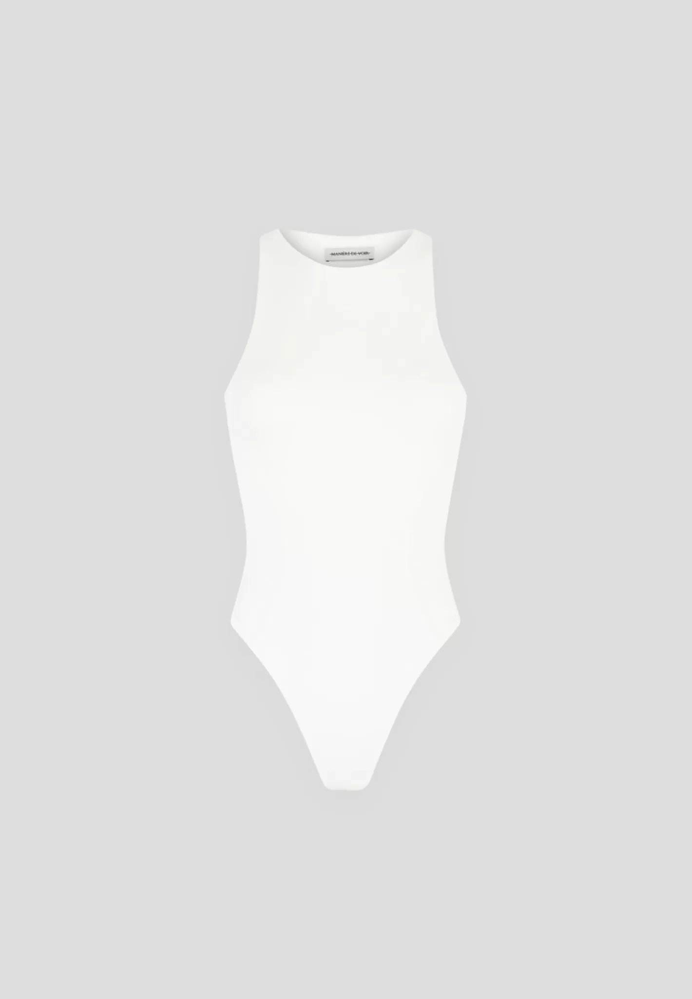 Éternelle Racer Neck Bodysuit - Off White-Manière De Voir Best Sale