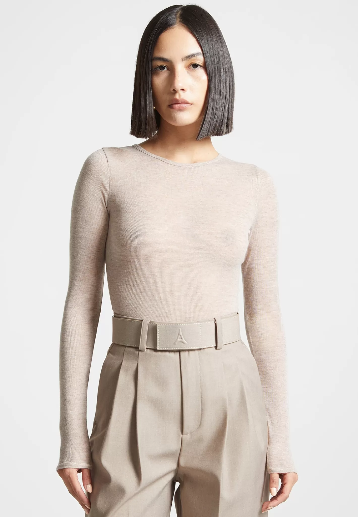 Éternelle Sheer Long Sleeve Bodysuit - -Manière De Voir Cheap