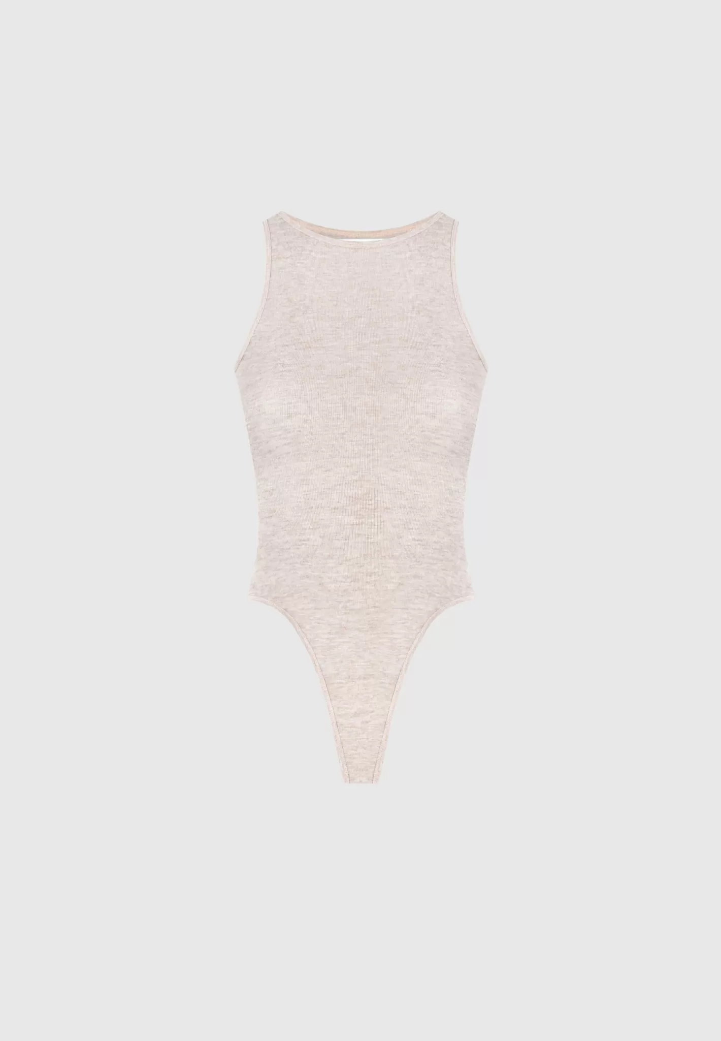 Éternelle Sheer Racer Neck Bodysuit - -Manière De Voir Online