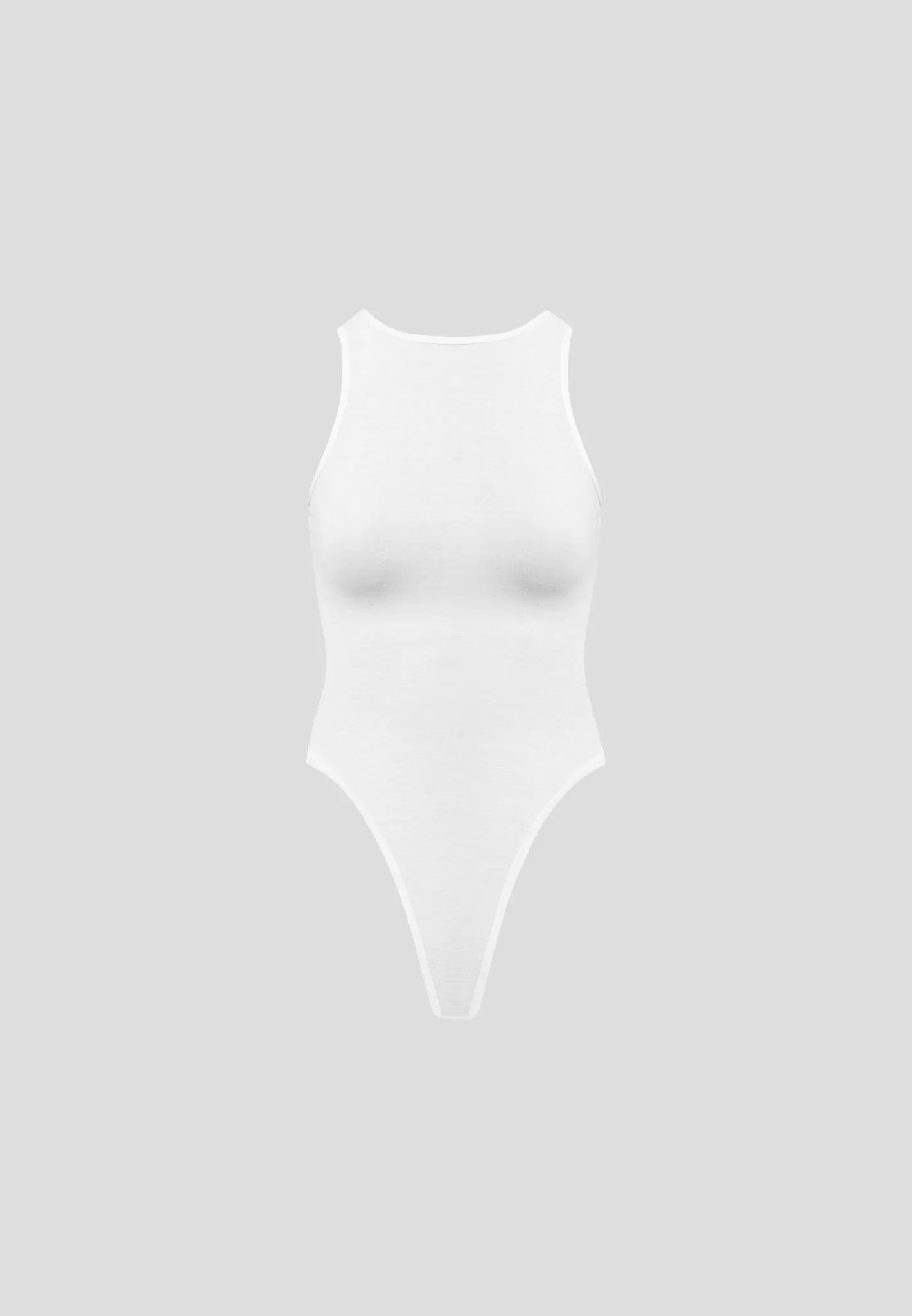 Éternelle Sheer Racer Neck Bodysuit - -Manière De Voir Flash Sale