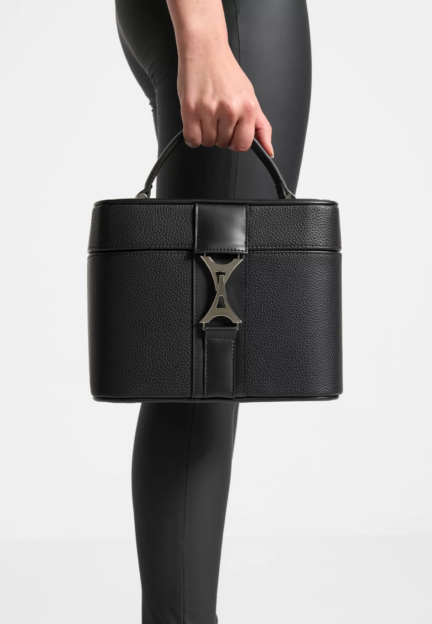 Éternelle Vegan Leather Eiffel Clasp Vanity Case - -Manière De Voir Best