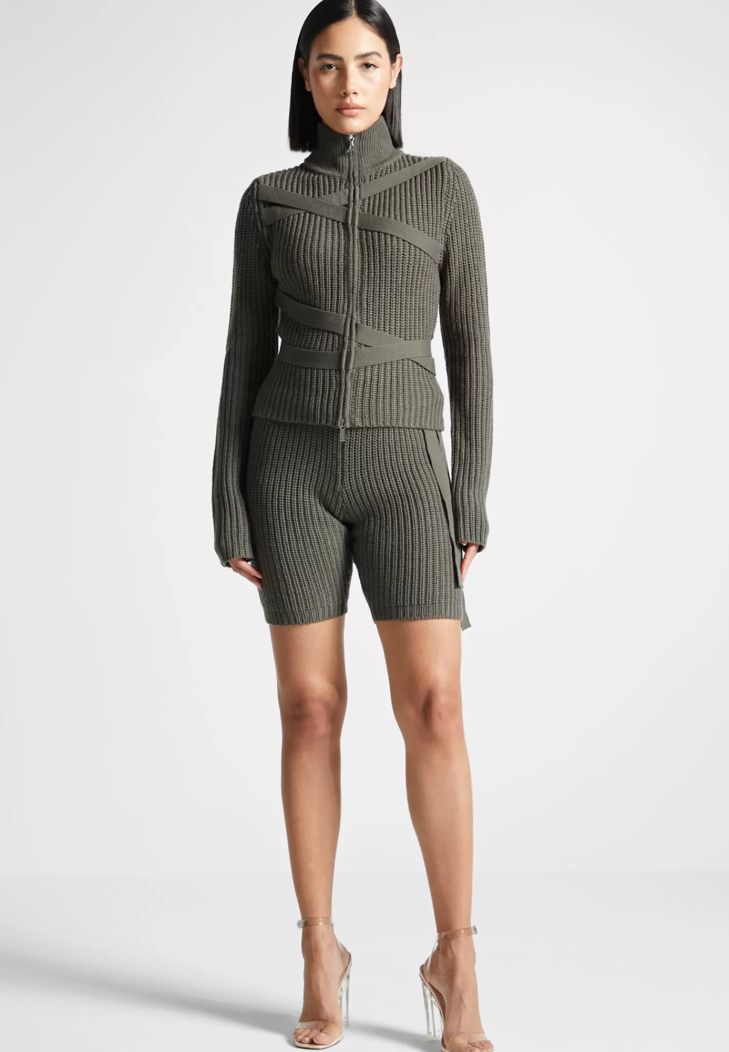 Tie-Up Knitted Cycling Shorts - -Manière De Voir Clearance