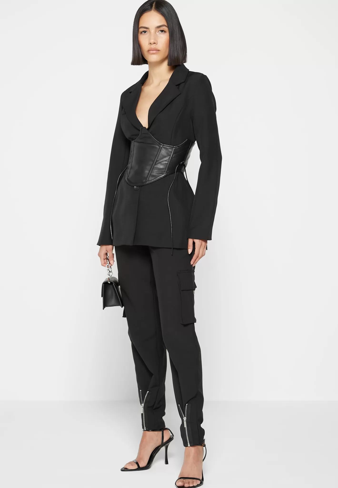 Trousers with Zip Detail - -Manière De Voir Best Sale