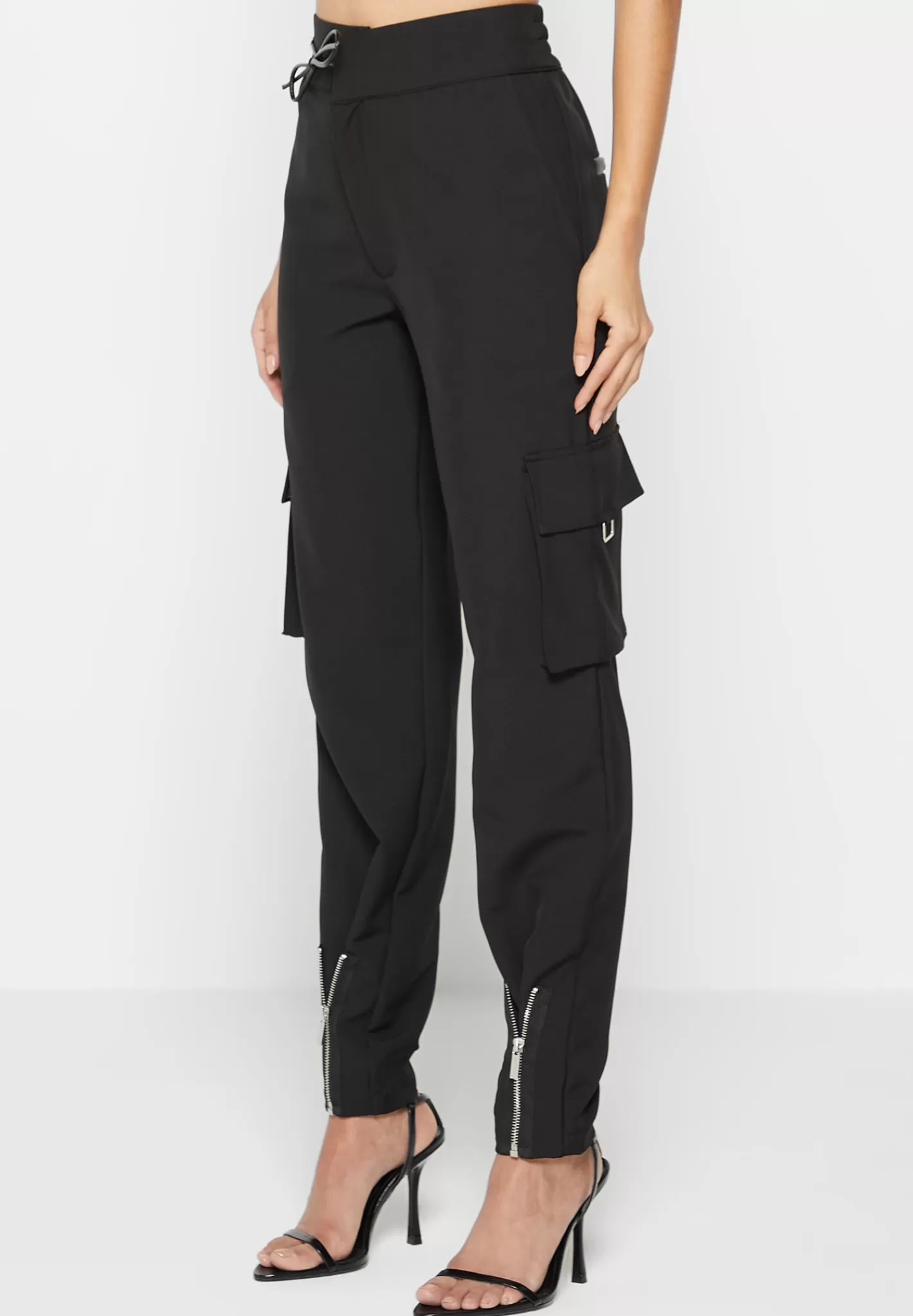 Trousers with Zip Detail - -Manière De Voir Best Sale
