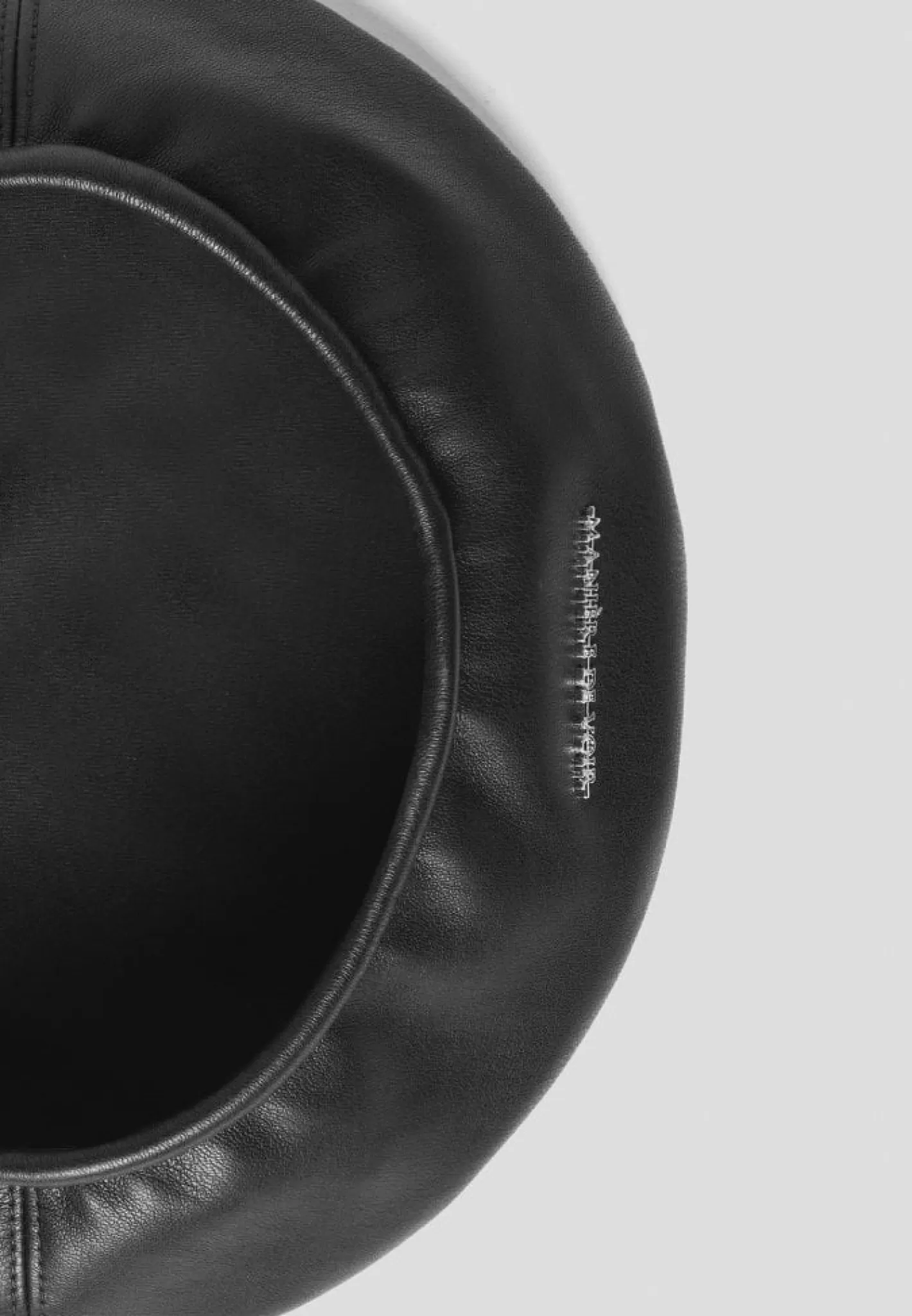 Vegan Leather Beret - -Manière De Voir Flash Sale
