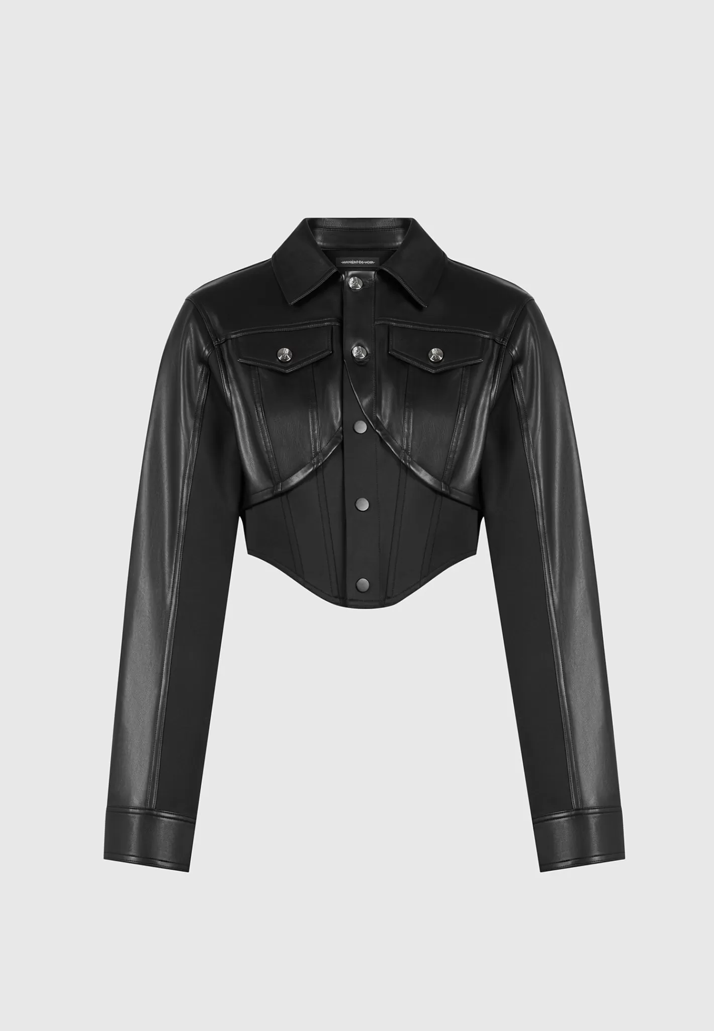 Vegan Leather Contour Jacket - -Manière De Voir Cheap
